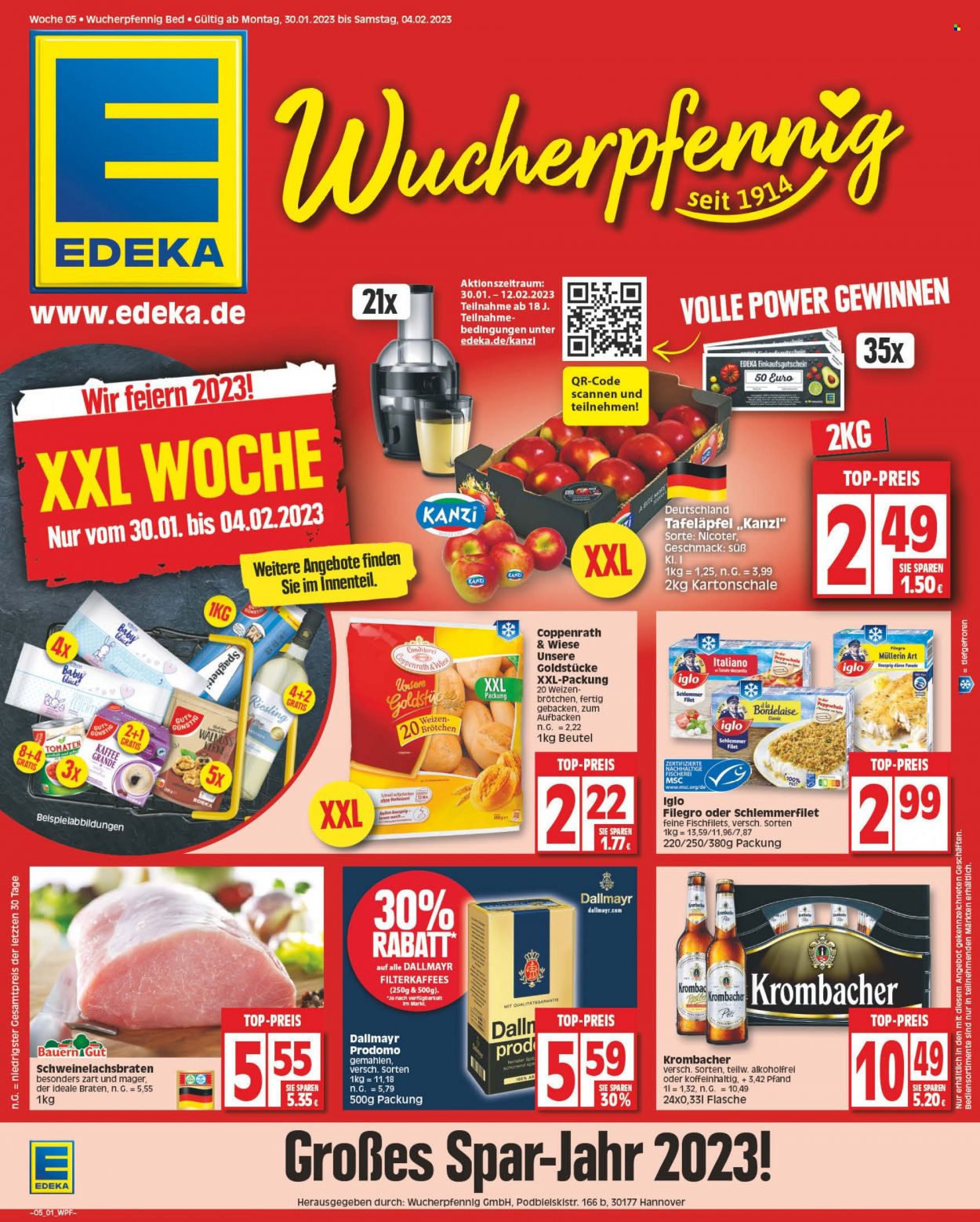 Edeka Prospekte  - 30.01.2023 - 4.02.2023. Seite 1