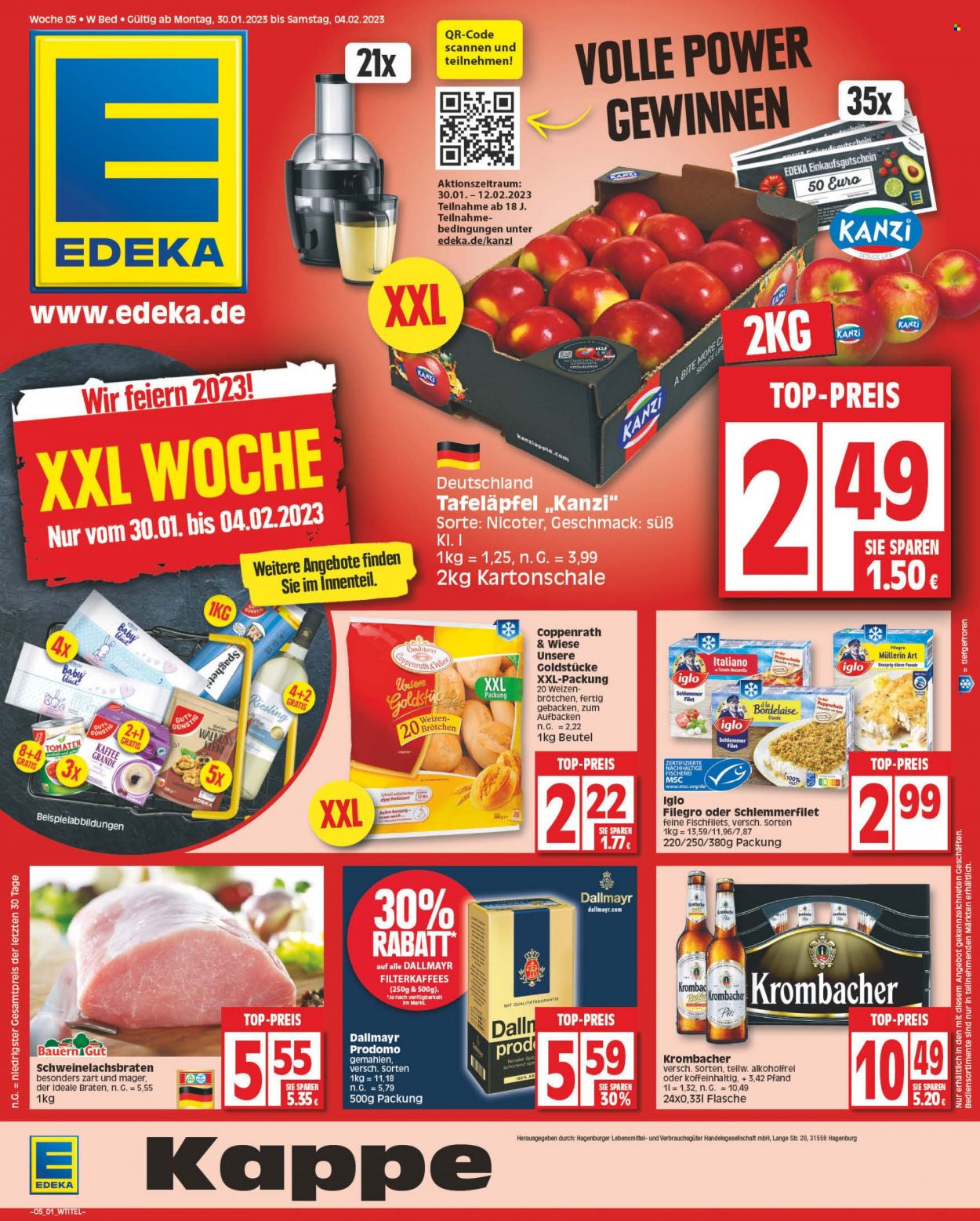 Edeka Prospekte  - 30.01.2023 - 4.02.2023. Seite 1