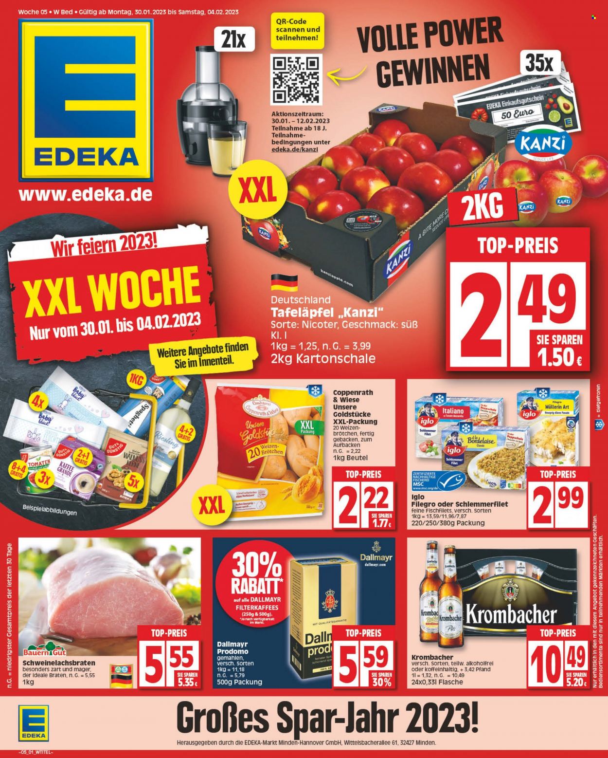 Edeka Prospekte  - 30.01.2023 - 4.02.2023. Seite 1