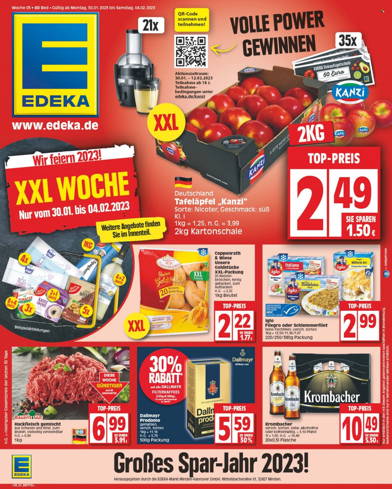 Edeka Prospekte  - 30.01.2023 - 4.02.2023. Seite 1