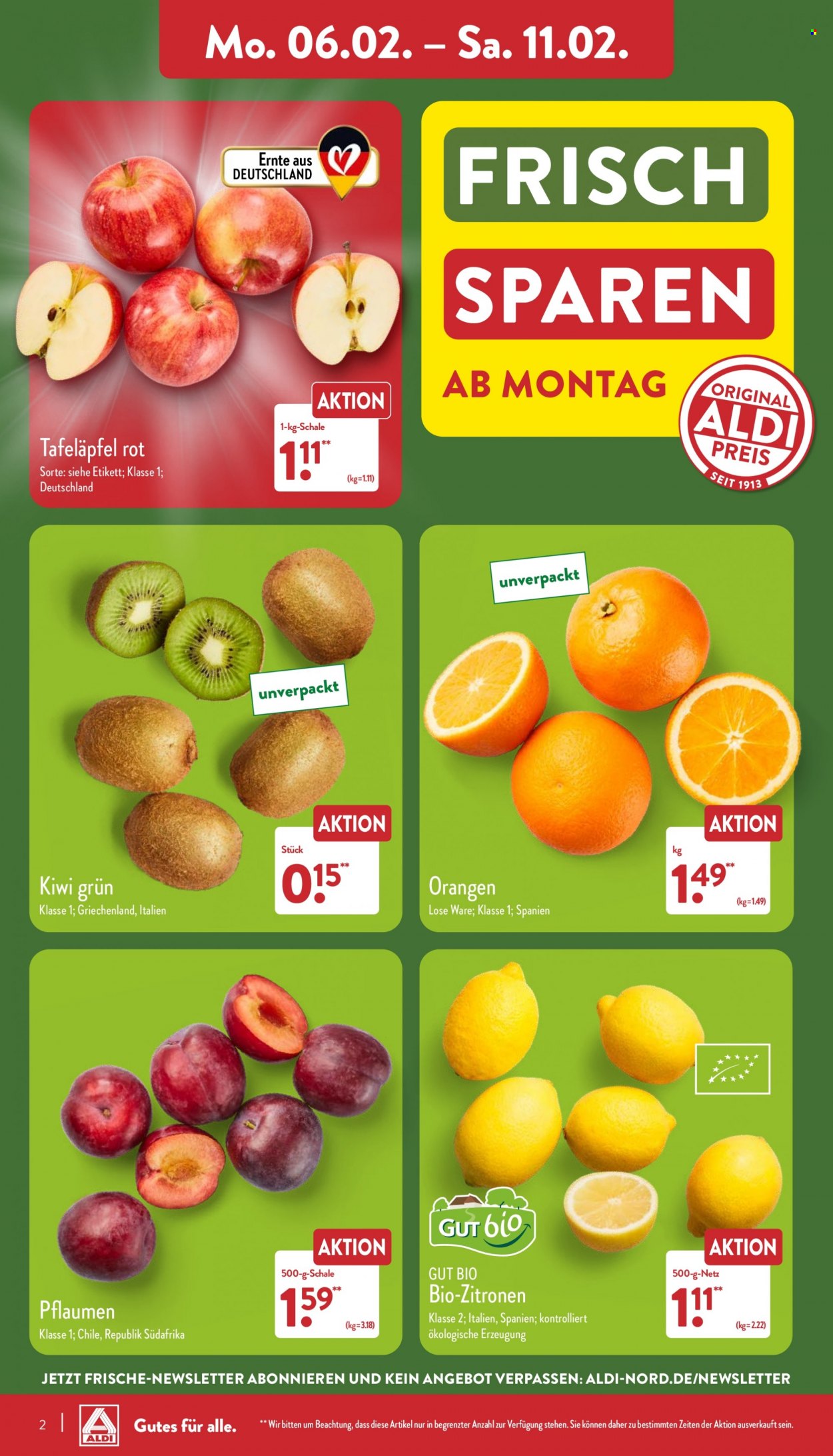 ALDI Nord Prospekte  - 6.02.2023 - 11.02.2023. Seite 2