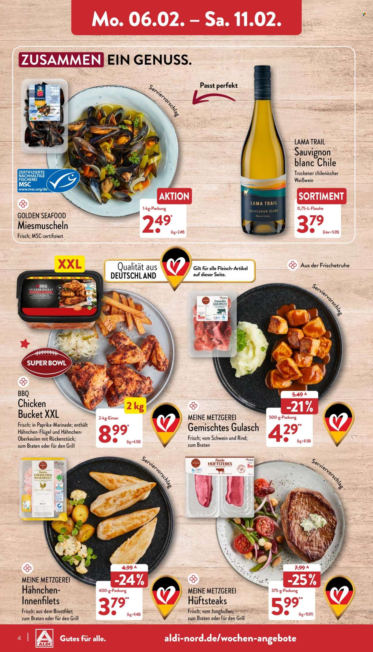 ALDI Nord Prospekte  - 6.02.2023 - 11.02.2023. Seite 4