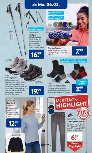 thumbnail - BLUE MOTION Stretchjeans, skinny Für Damen, versch. Modelle, 80 % Baumwolle, 18 % Poly- ester, 2 % Elasthan (LYCRA® ), Größen: 36–44, je Stück