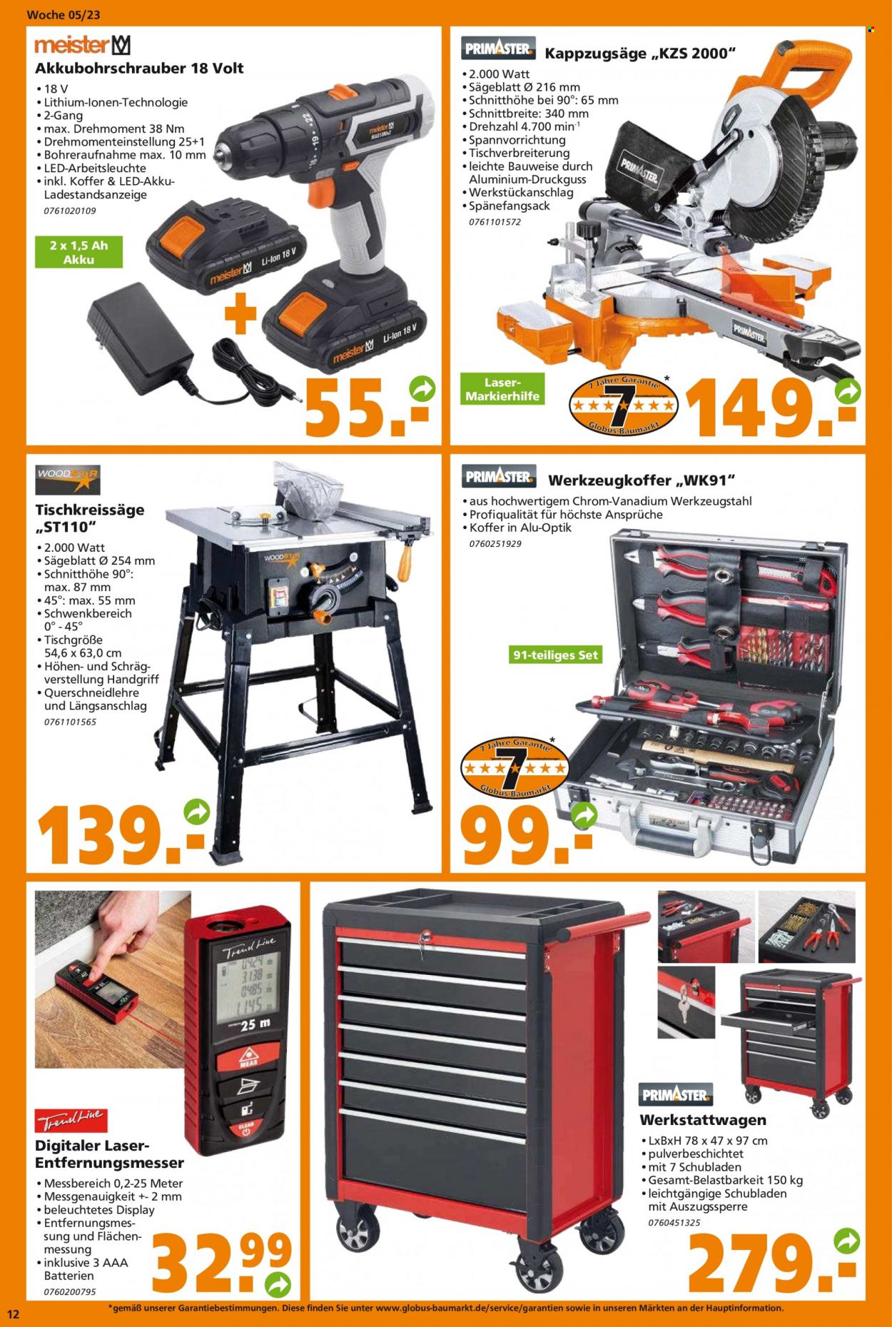 Globus Baumarkt Prospekte  - 30.01.2023 - 4.02.2023. Seite 12