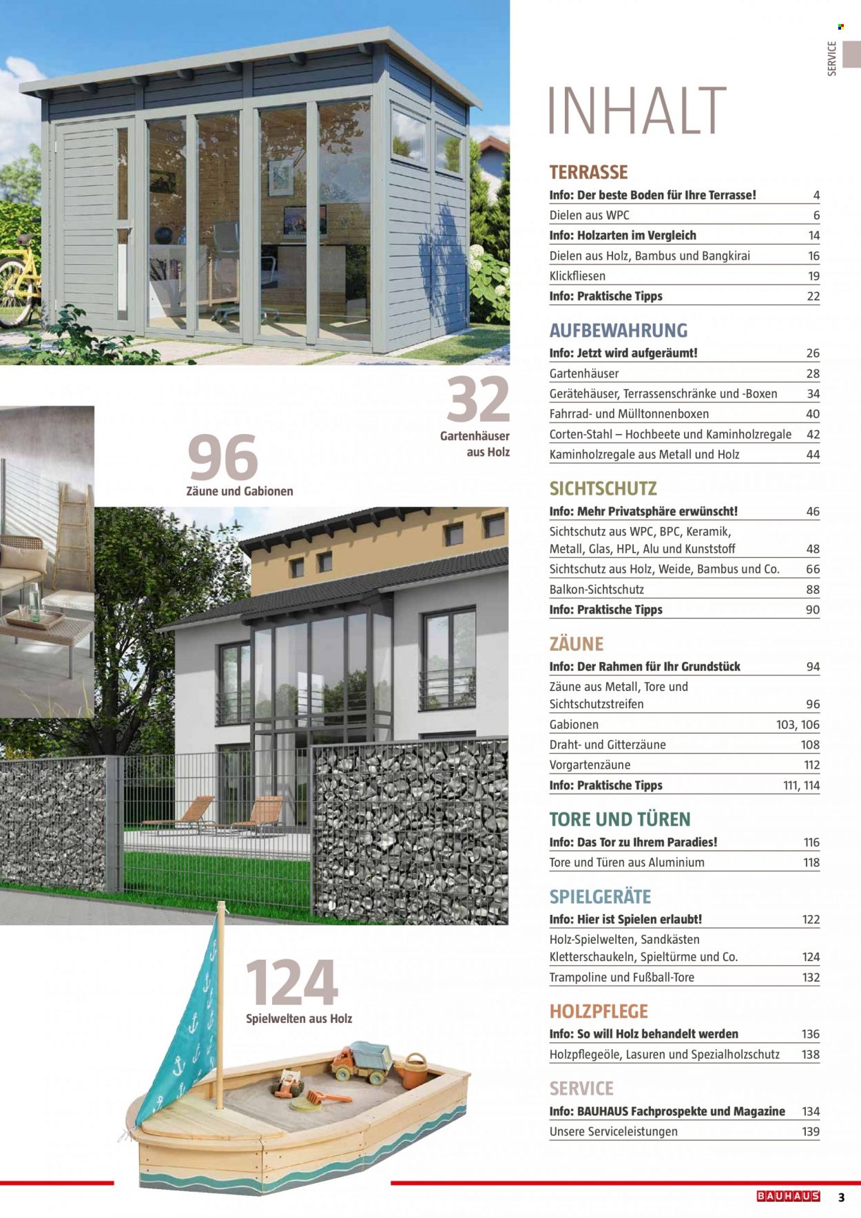 thumbnail - Prospekte Bauhaus - 28.01.2023 - 30.06.2023 - Produkte in Aktion - Gartenhaus. Seite 3.