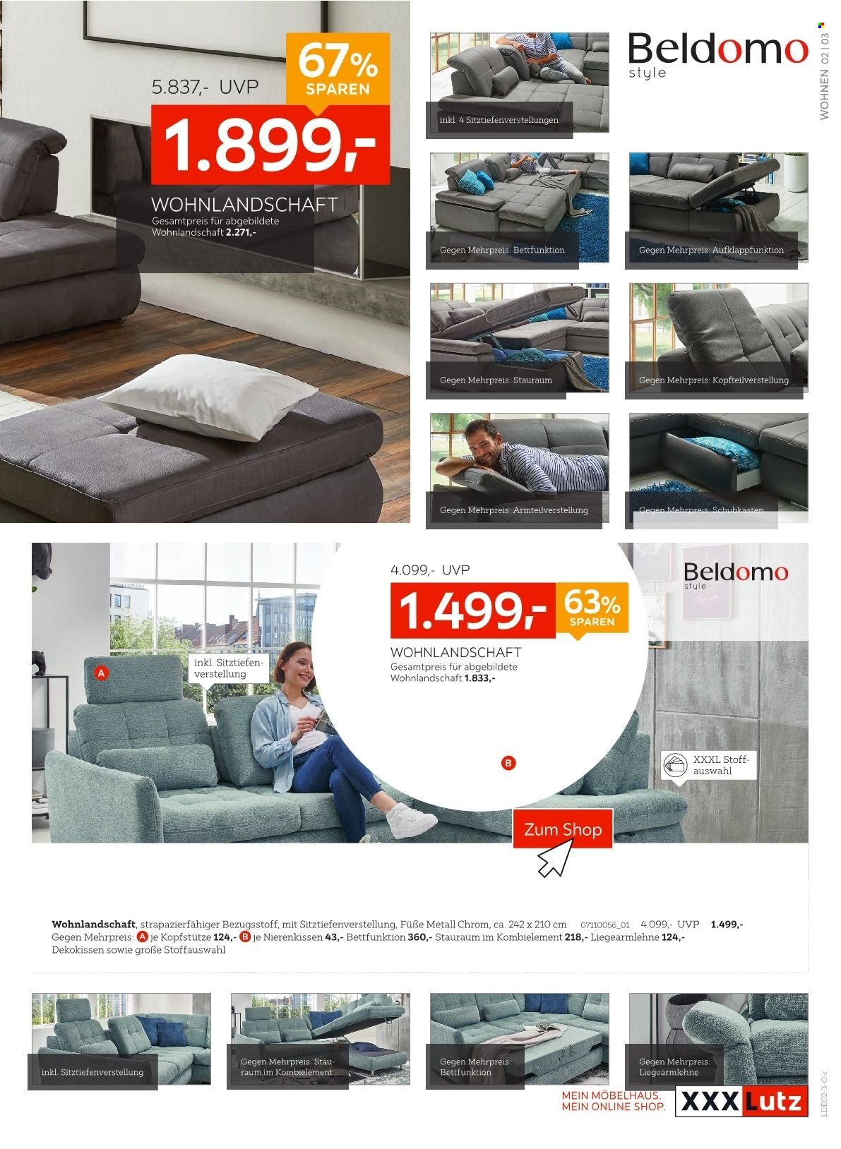 XXXLutz Prospekte  - 30.01.2023 - 26.02.2023. Seite 3