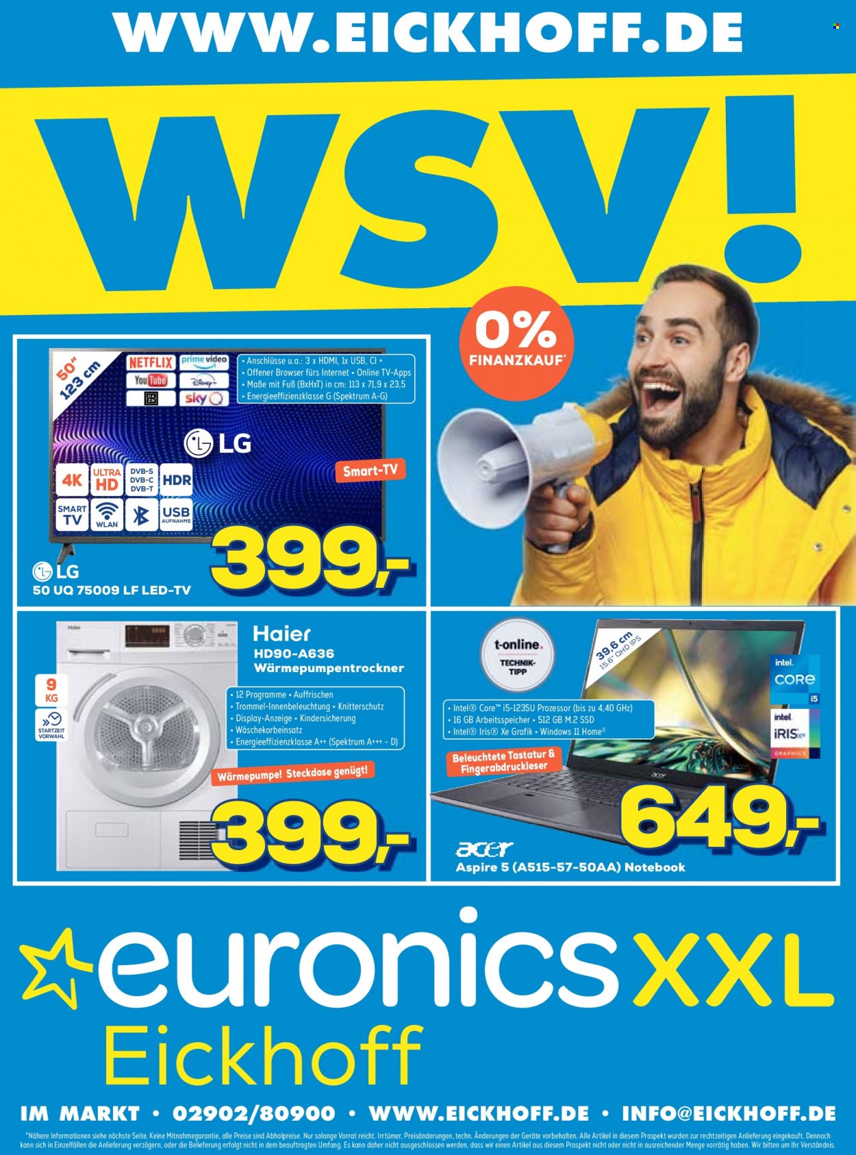 Euronics Prospekte  - 28.01.2023 - 3.02.2023. Seite 1