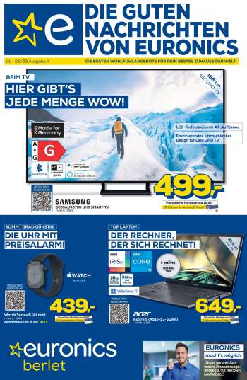 Prospekte Euronics - 28.01.2023 - 3.02.2023.