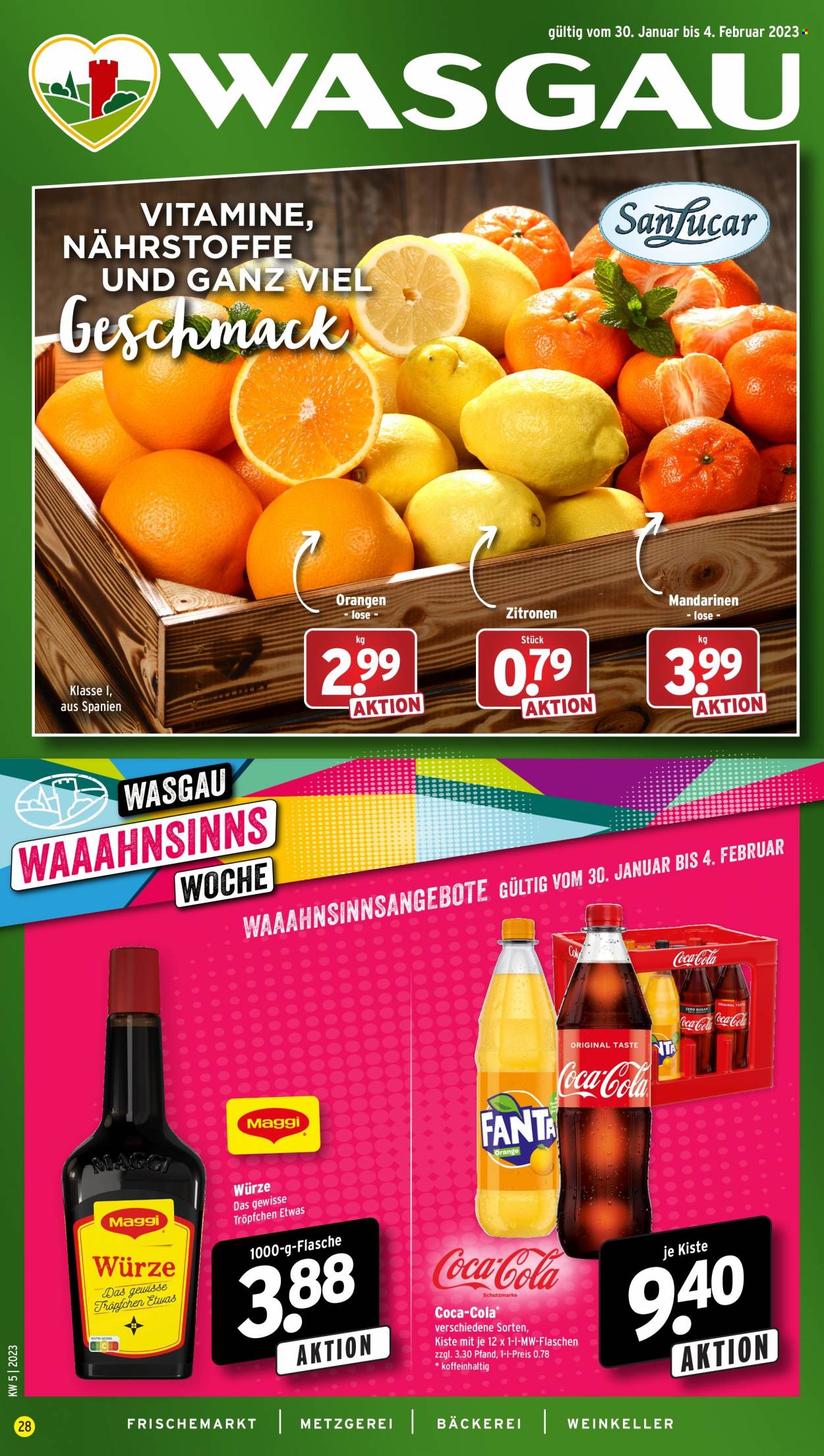Wasgau Prospekte  - 30.01.2023 - 4.02.2023. Seite 1
