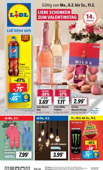 Leták Lidl - 6.2.2023 - 11.2.2023.