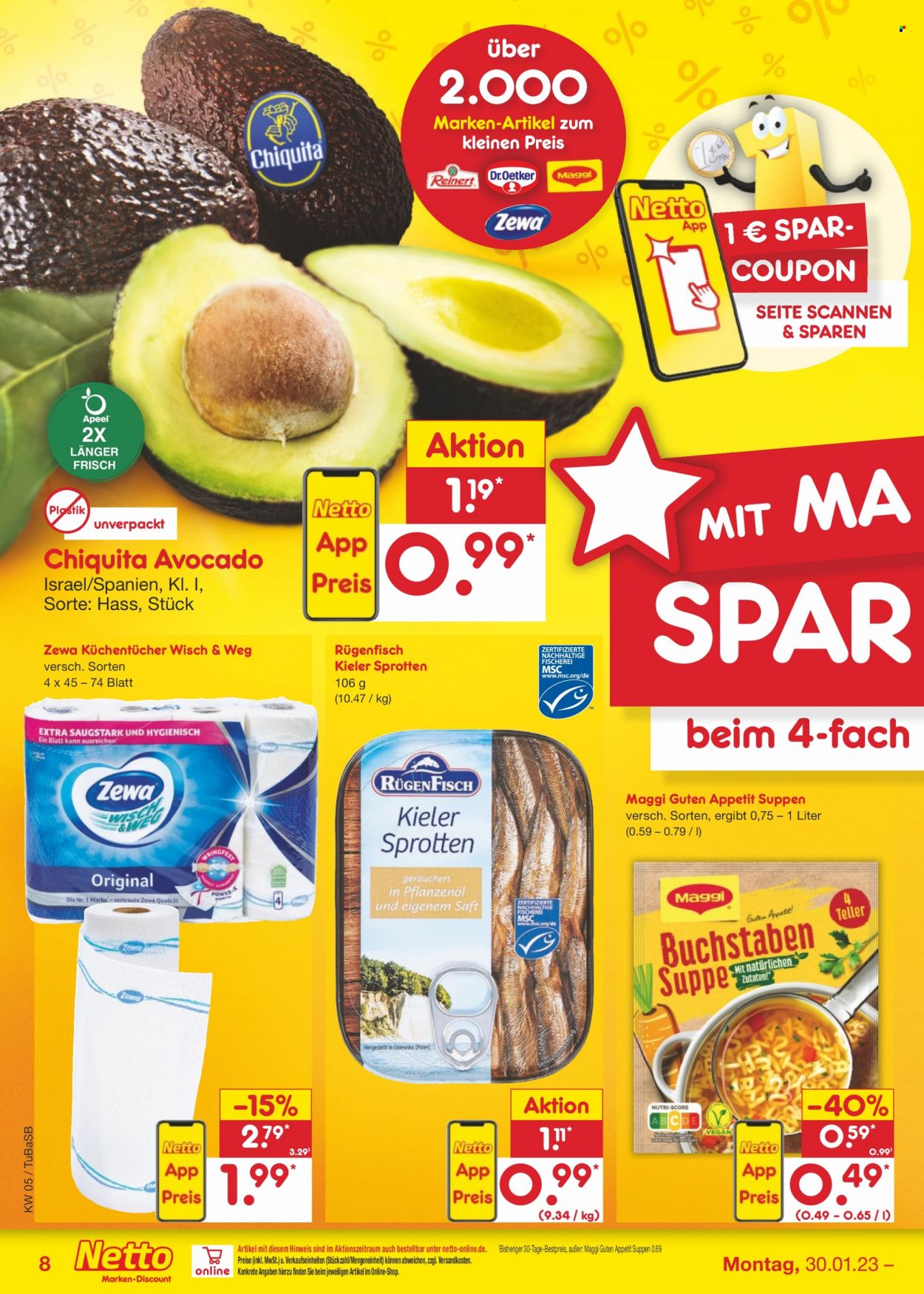 Netto Marken-Discount Prospekte  - 30.01.2023 - 4.02.2023. Seite 8