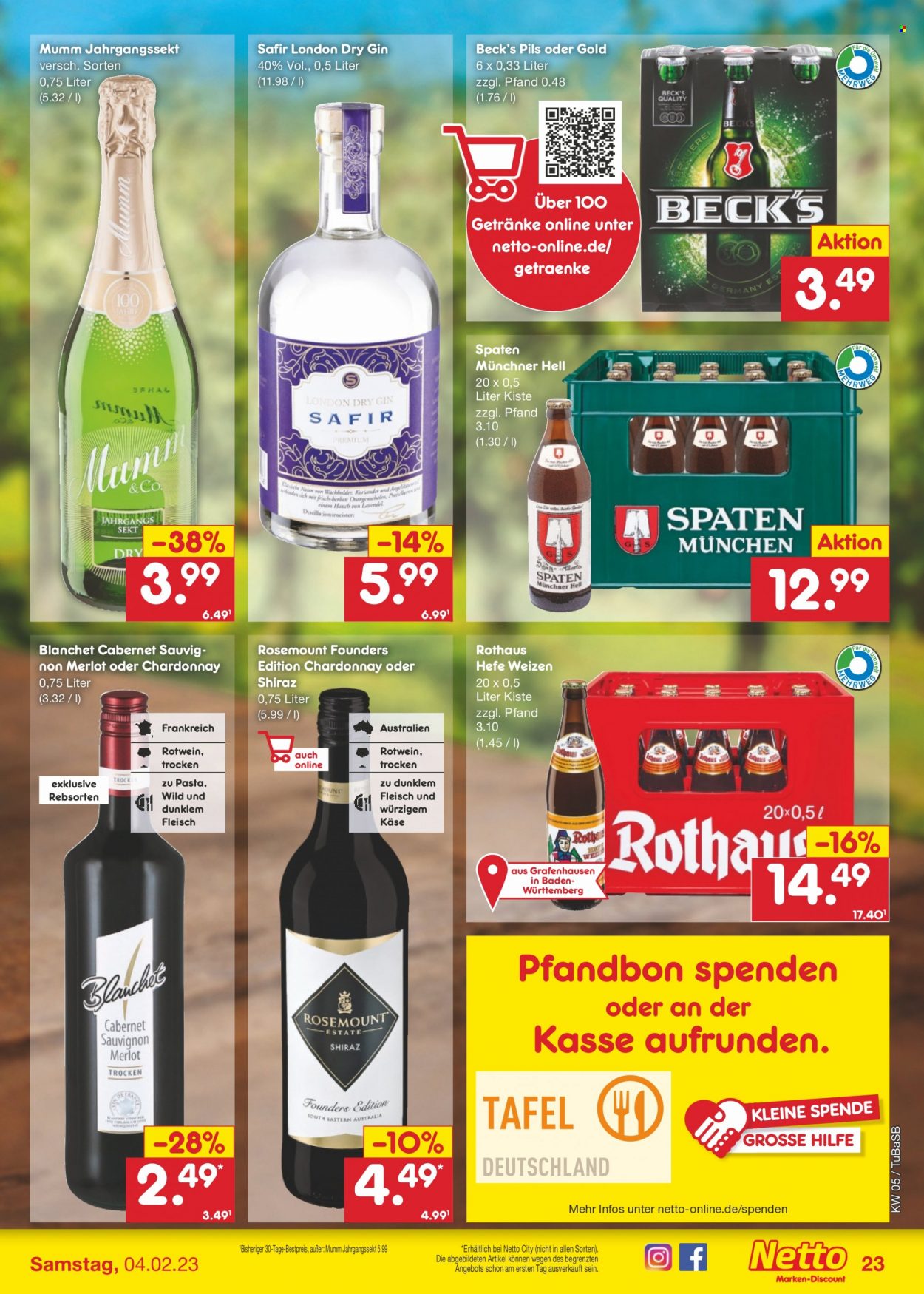 Netto Marken-Discount Prospekte  - 30.01.2023 - 4.02.2023. Seite 23