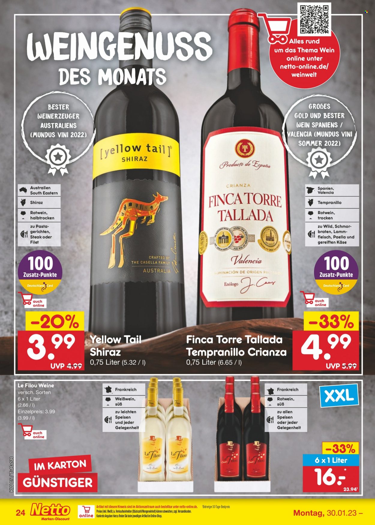 Netto Marken-Discount Prospekte  - 30.01.2023 - 4.02.2023. Seite 24
