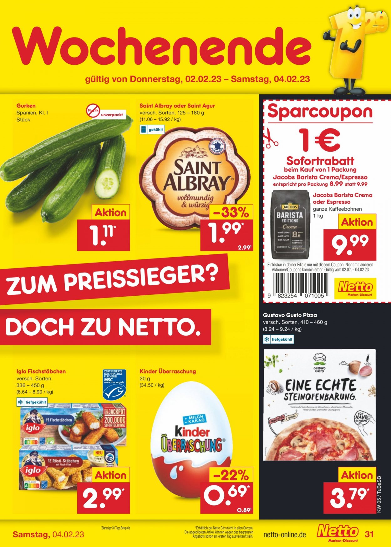 Netto Marken-Discount Prospekte  - 30.01.2023 - 4.02.2023. Seite 31