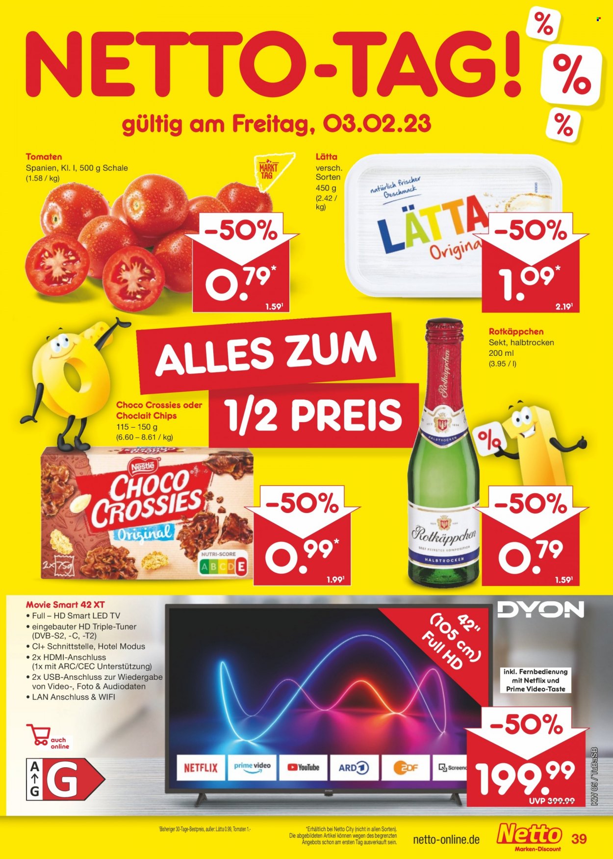 Netto Marken-Discount Prospekte  - 30.01.2023 - 4.02.2023. Seite 39