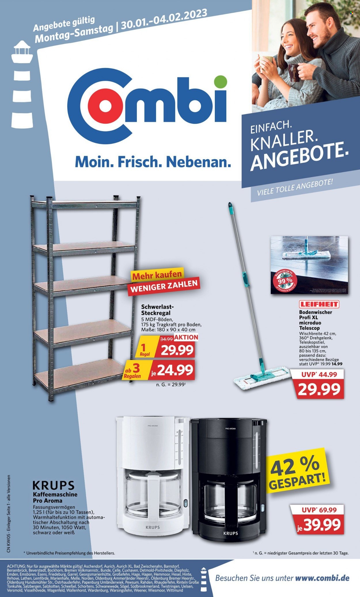 Combi Prospekte  - 30.01.2023 - 4.02.2023. Seite 1