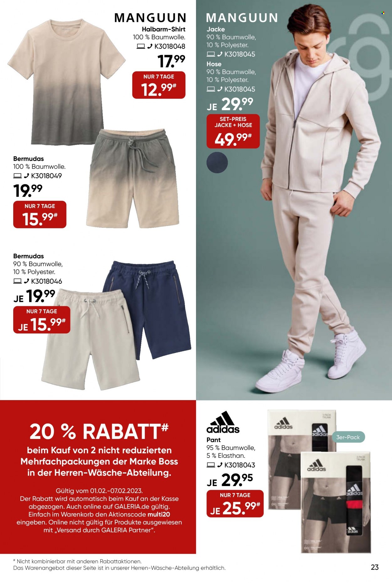 GALERIA Karstadt Kaufhof Prospekte  - 1.02.2023 - 7.02.2023. Seite 23