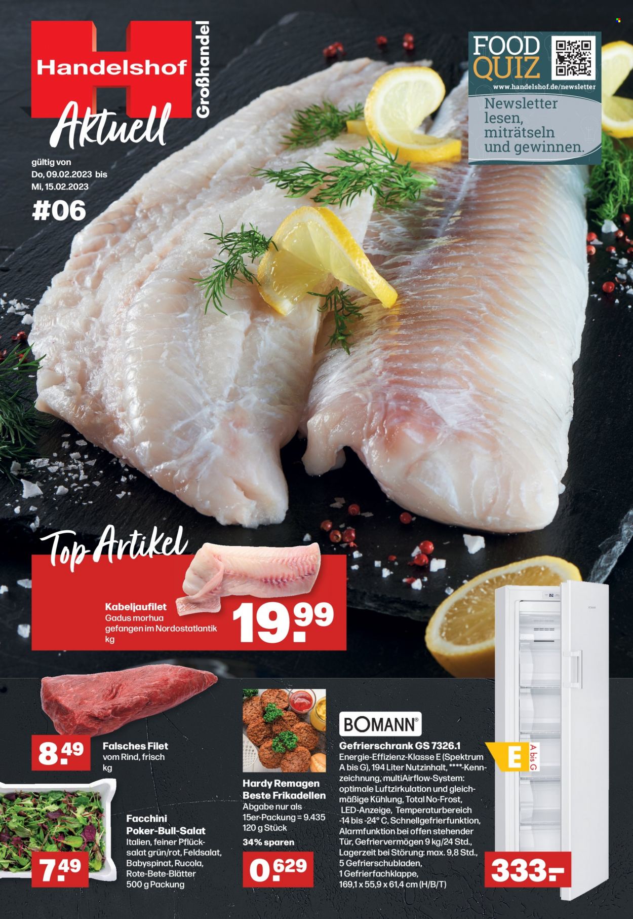 Handelshof Prospekte  - 9.02.2023 - 15.02.2023. Seite 1