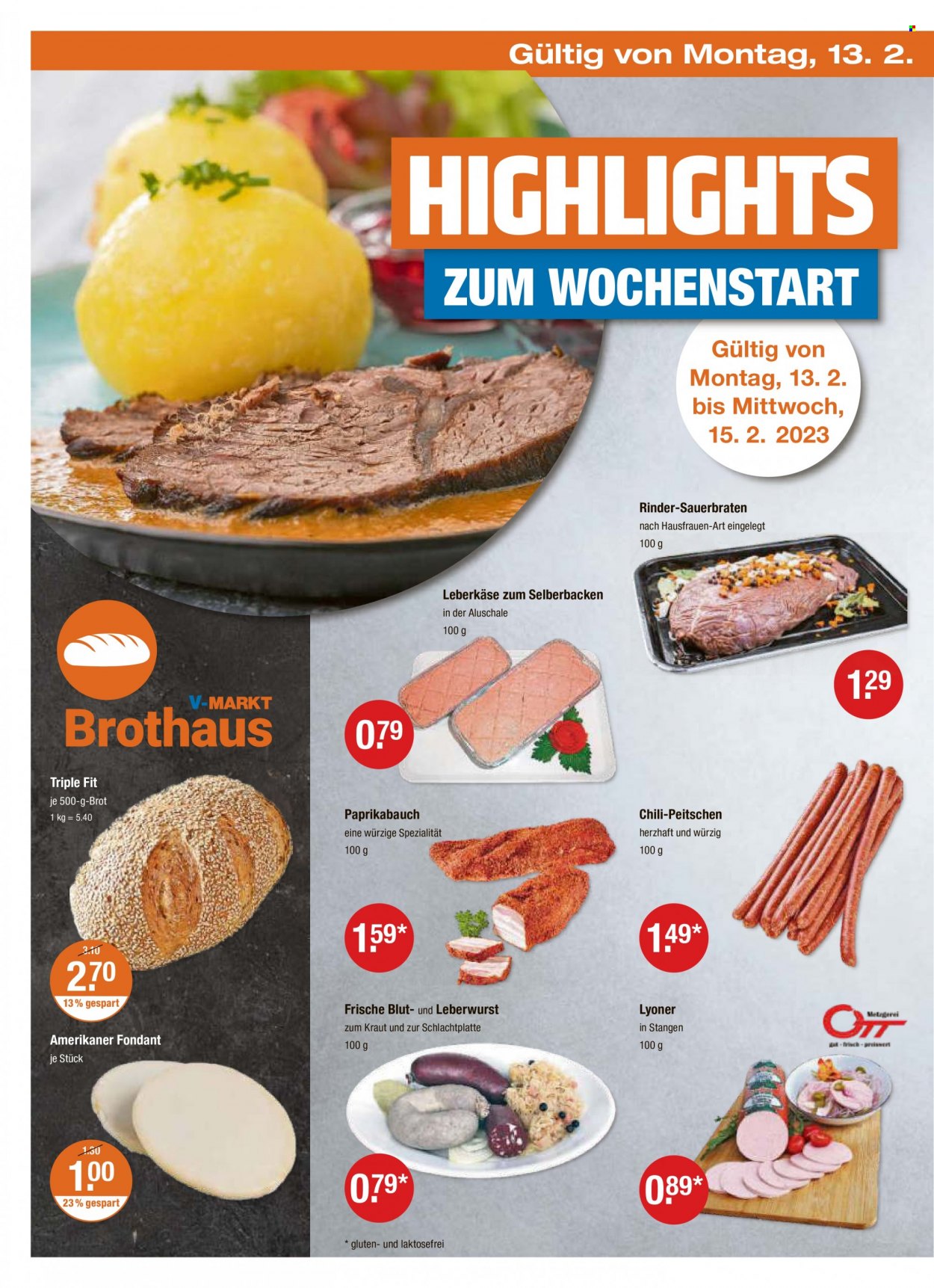 V-Markt Prospekte  - 9.02.2023 - 15.02.2023. Seite 22