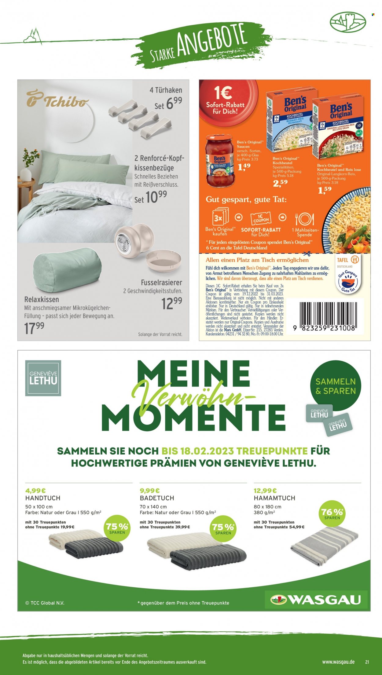 Wasgau Prospekte  - 6.02.2023 - 11.02.2023. Seite 21