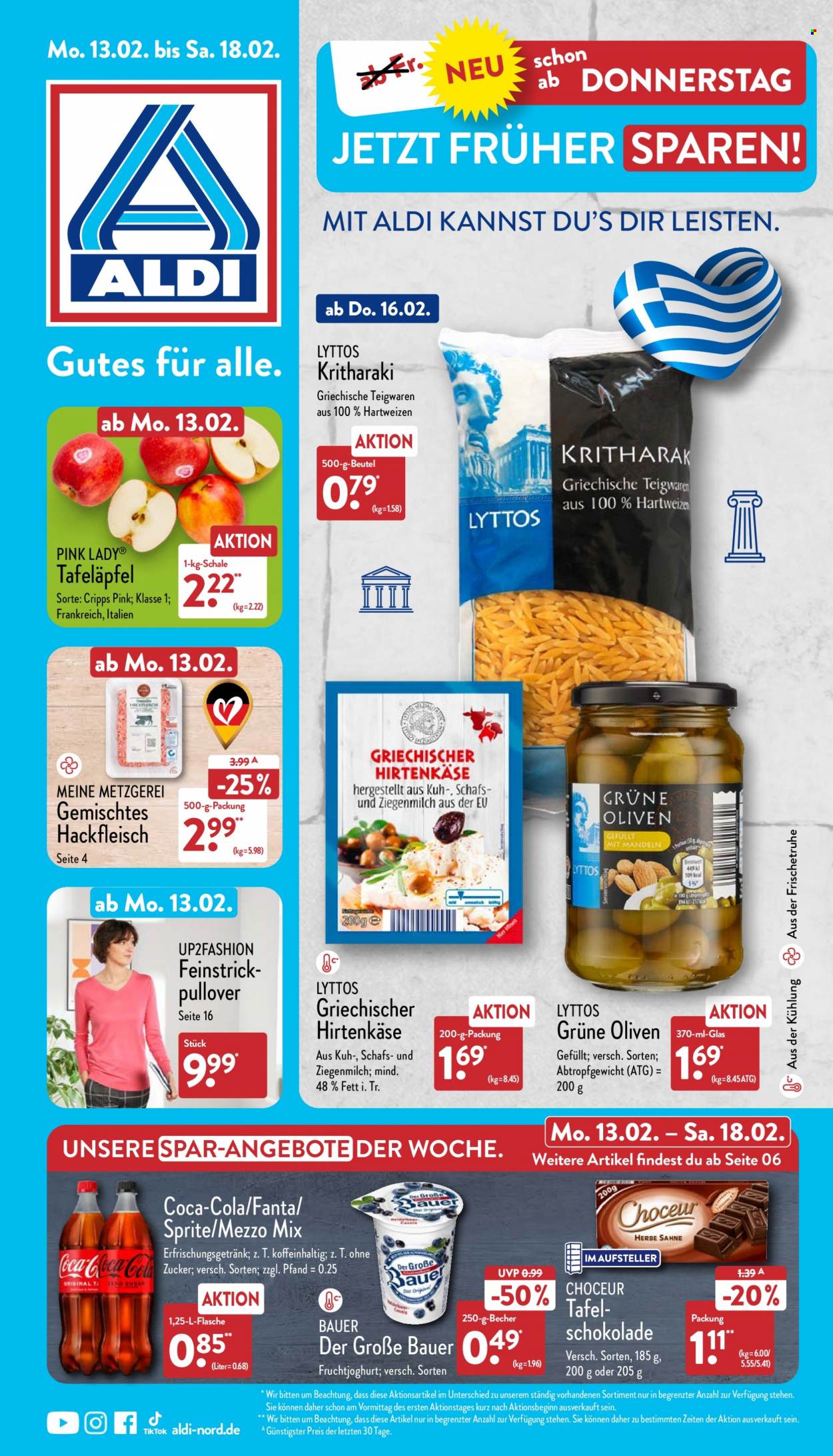 ALDI Nord Prospekte  - 13.02.2023 - 18.02.2023. Seite 1