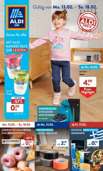 Prospekte ALDI SÜD - 13.02.2023 - 18.02.2023.