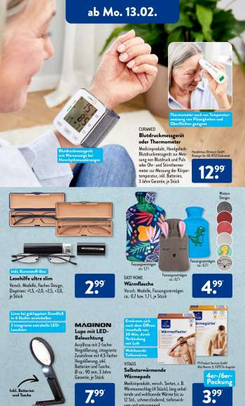 thumbnail - CURAMED Blutdruck messgerät oder Thermometer