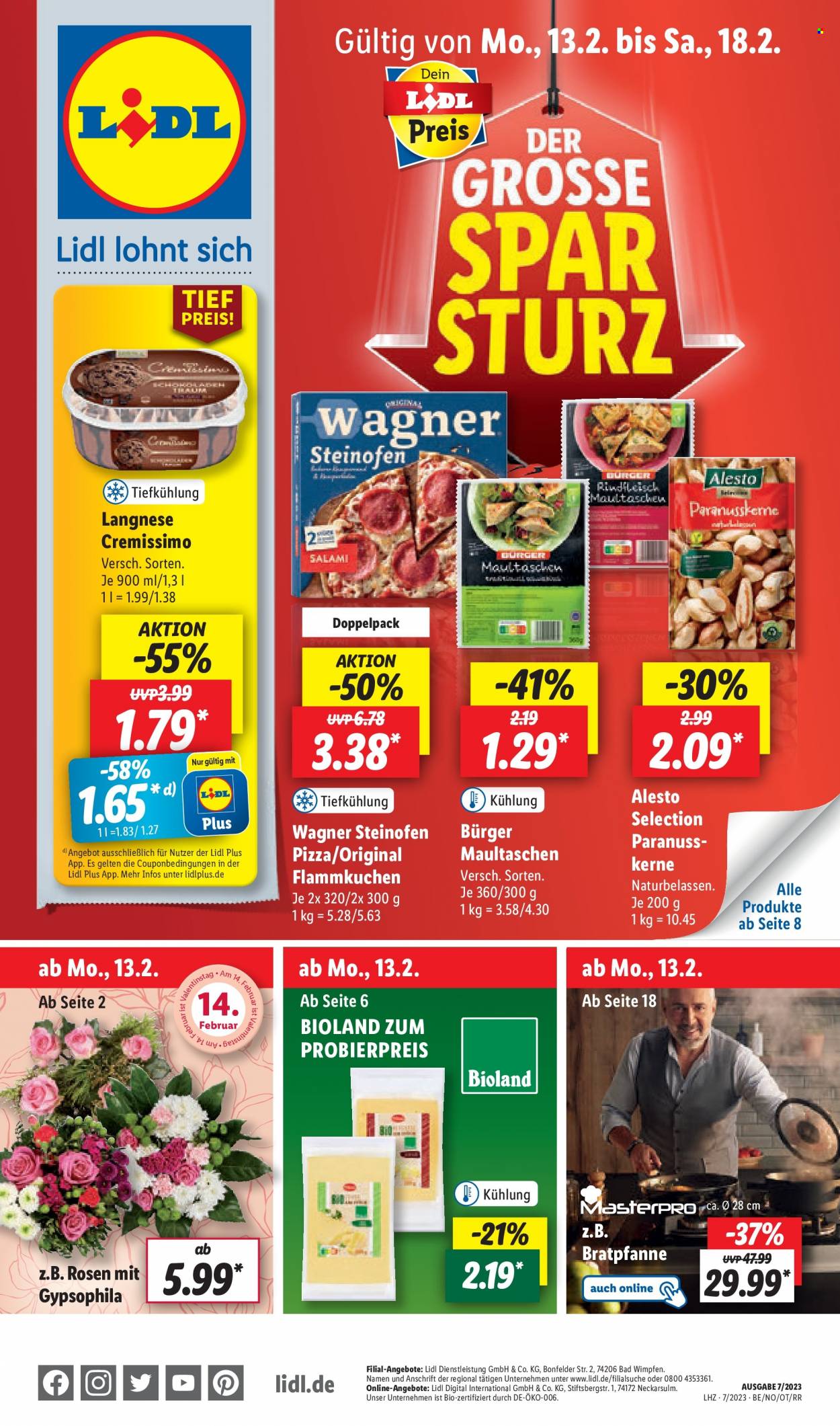 Lidl Prospekte  - 13.02.2023 - 18.02.2023. Seite 1
