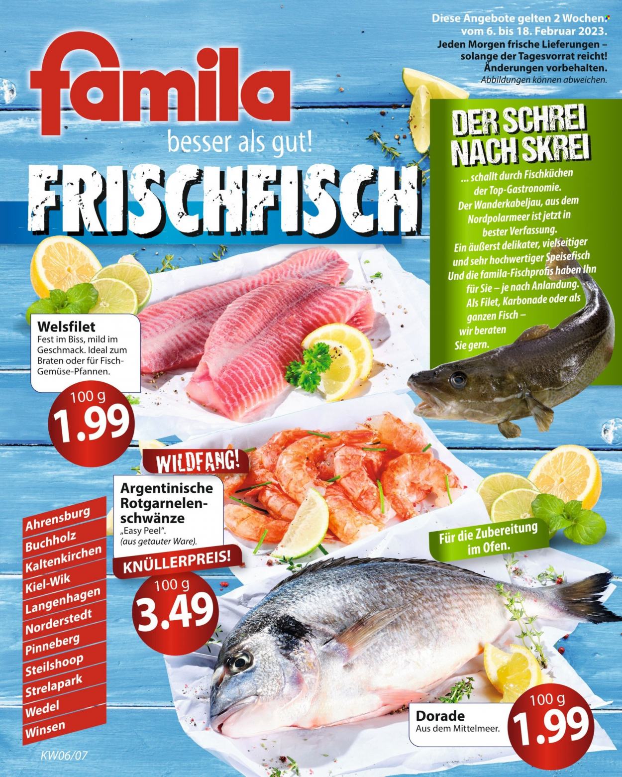 famila Prospekte  - 6.02.2023 - 18.02.2023. Seite 1