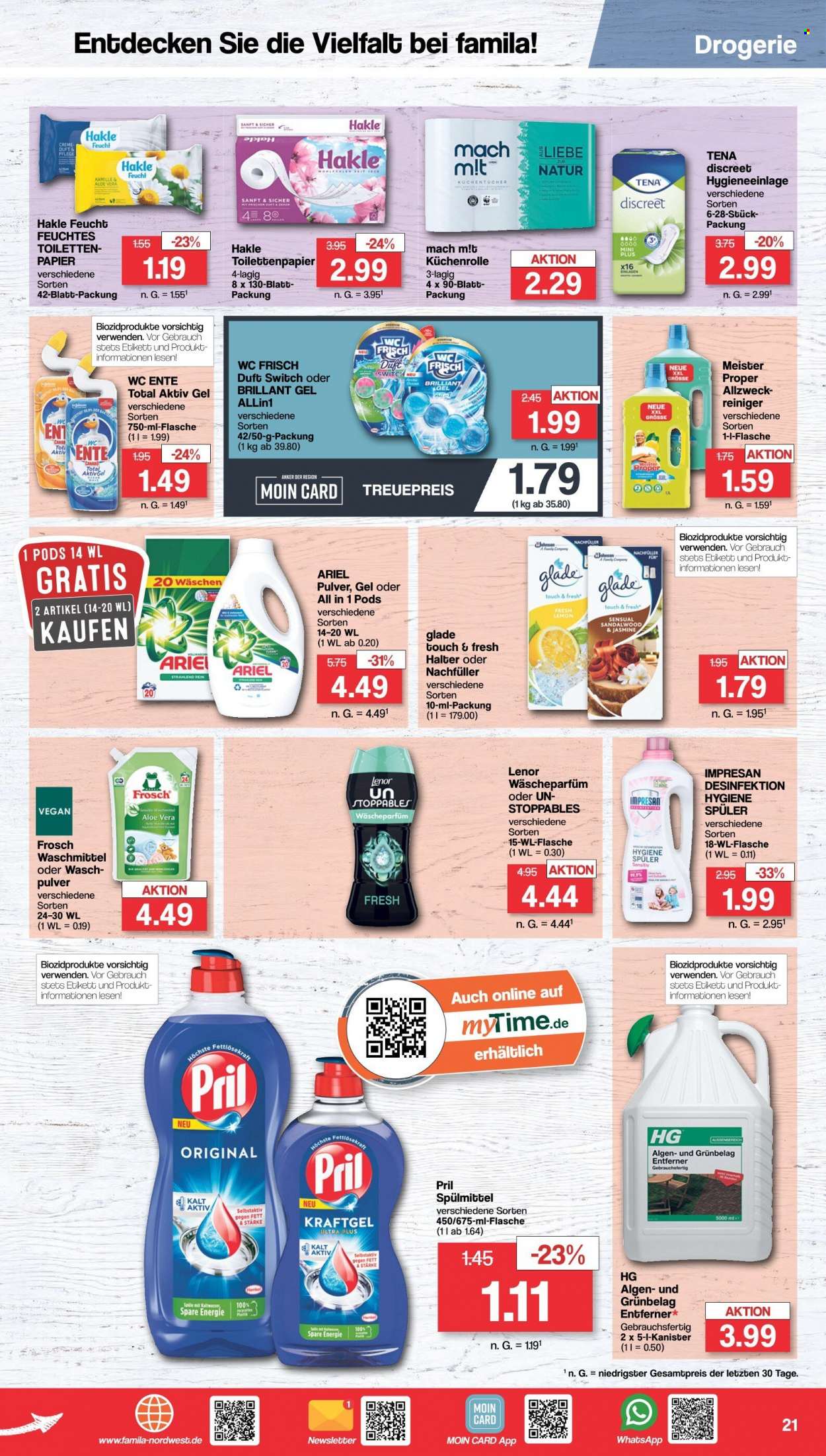 famila Prospekte  - 6.02.2023 - 11.02.2023. Seite 21