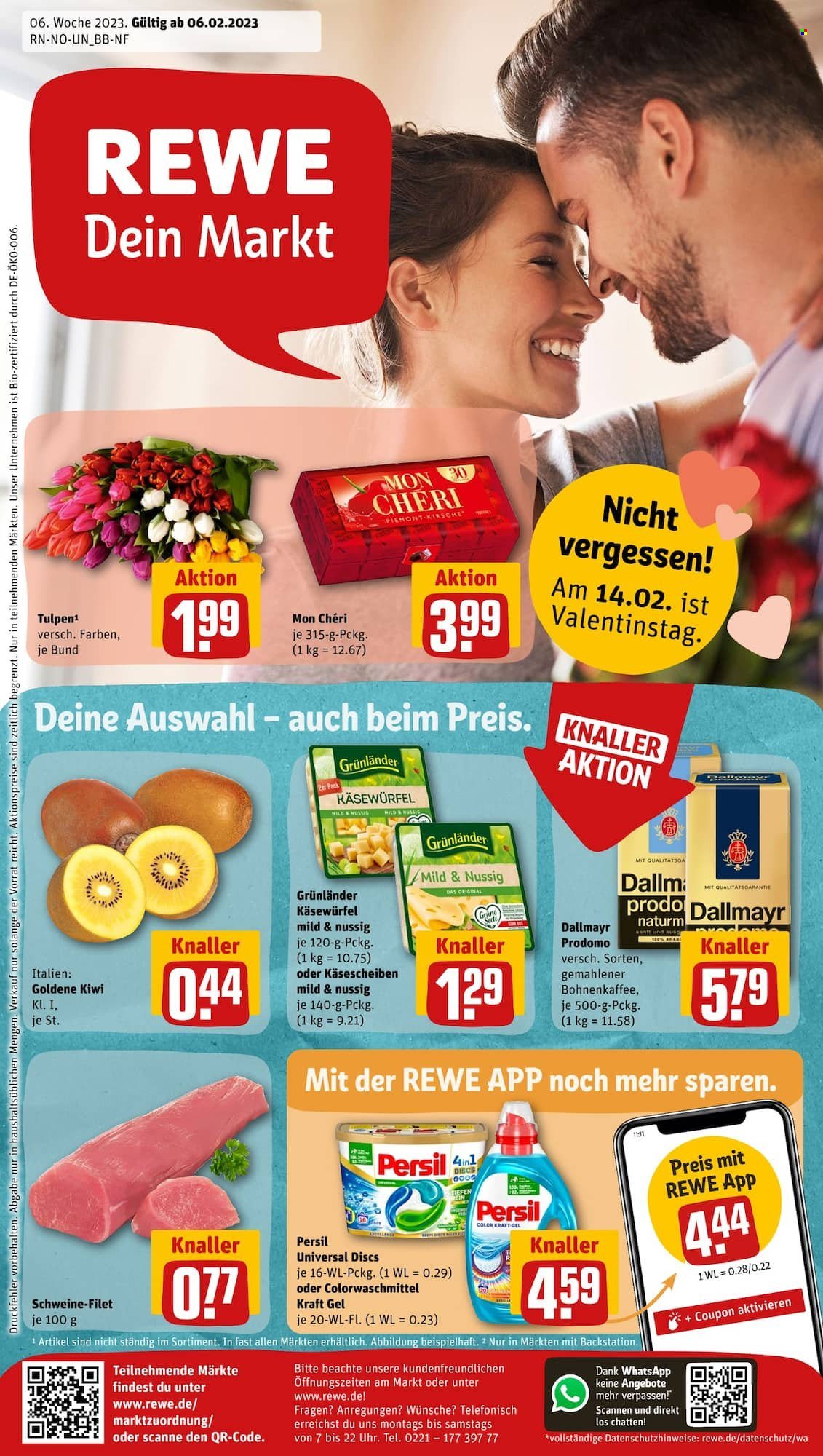REWE Prospekte  - 6.02.2023 - 11.02.2023. Seite 1