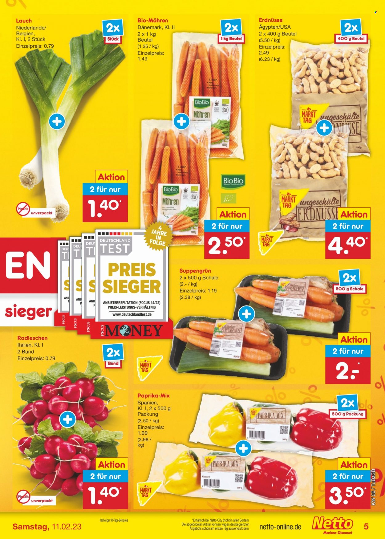 Netto Marken-Discount Prospekte  - 6.02.2023 - 11.02.2023. Seite 5