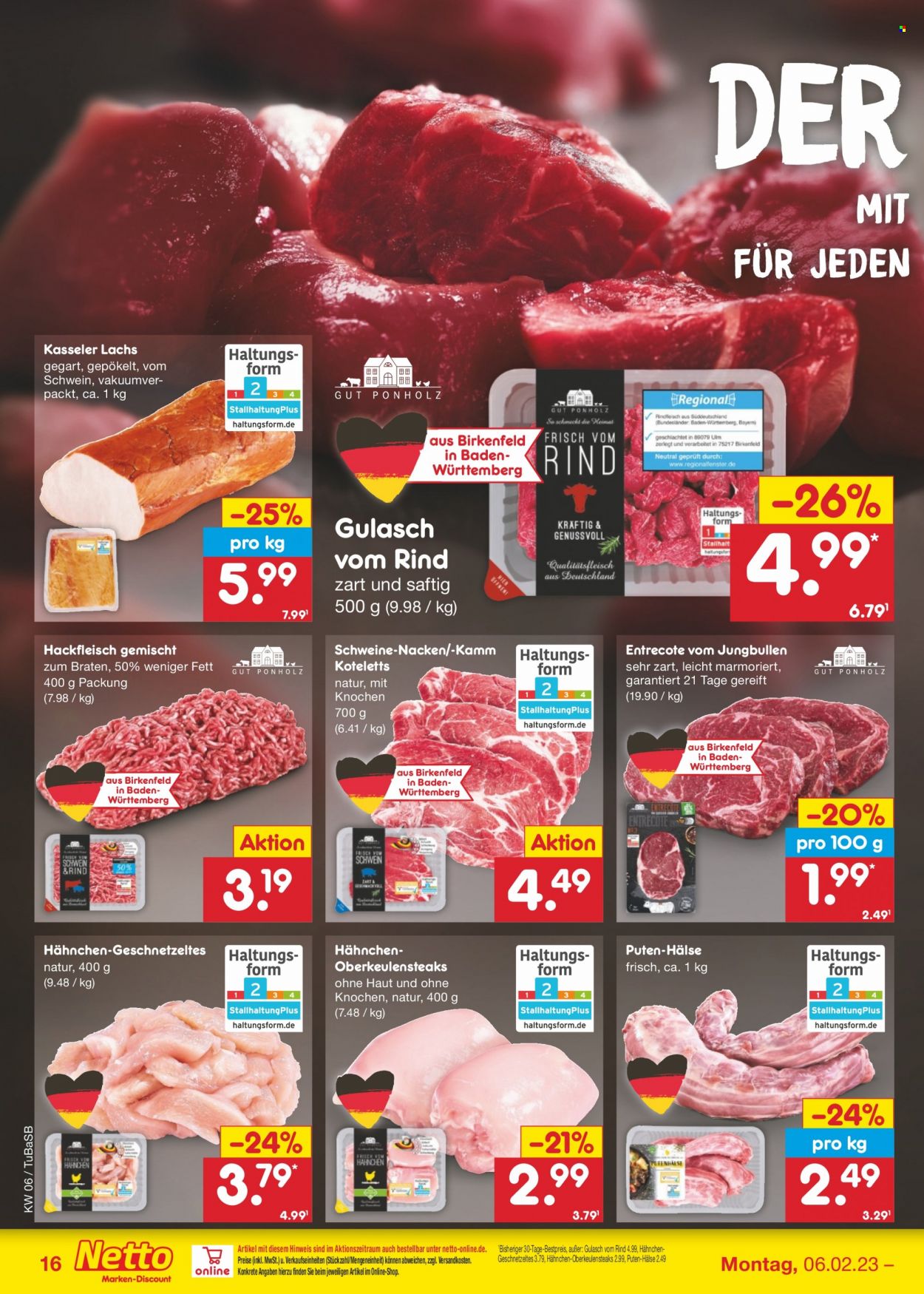 Netto Marken-Discount Prospekte  - 6.02.2023 - 11.02.2023. Seite 16