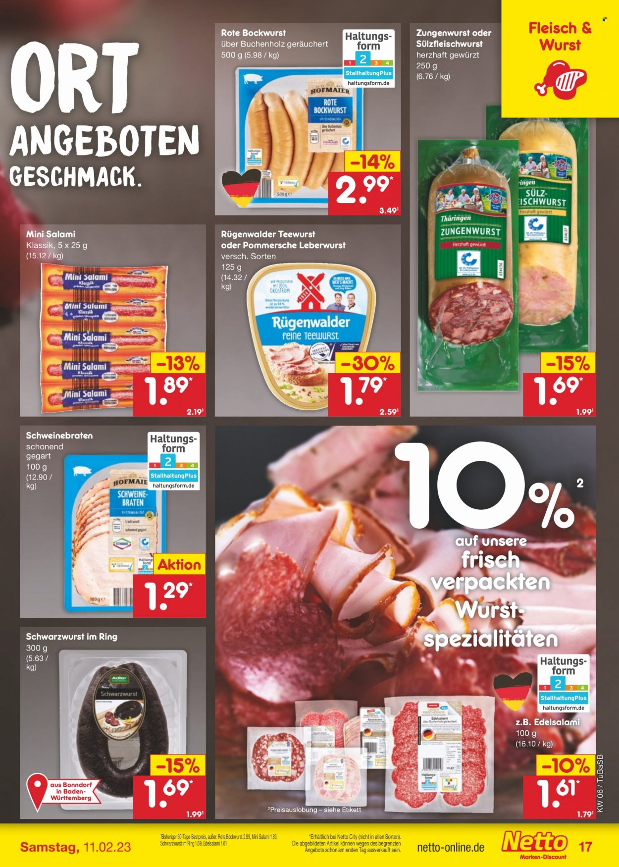 Netto Marken-Discount Prospekte  - 6.02.2023 - 11.02.2023. Seite 17
