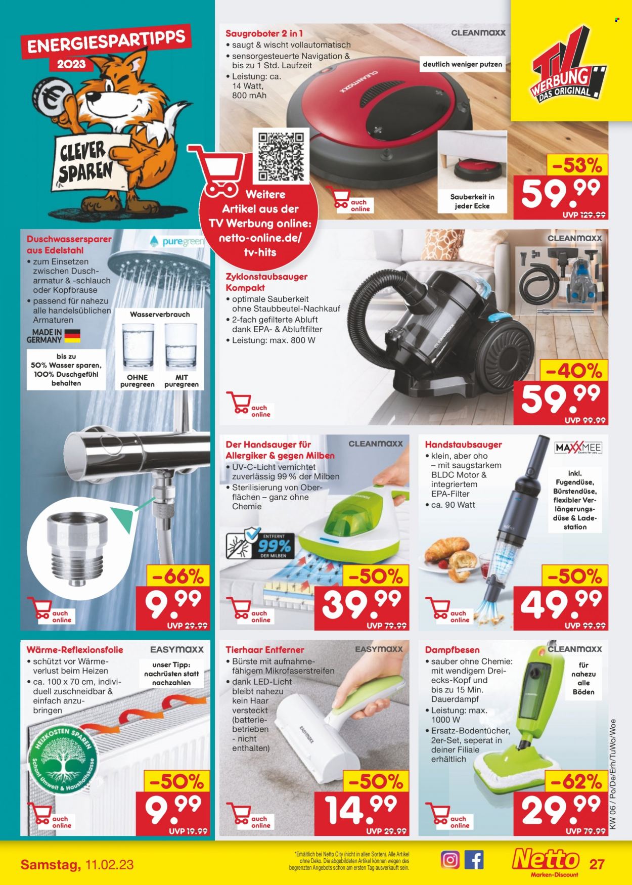 Netto Marken-Discount Prospekte  - 6.02.2023 - 11.02.2023. Seite 27