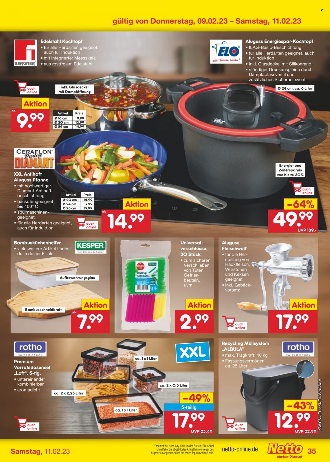 Netto Marken-Discount Prospekte  - 6.02.2023 - 11.02.2023. Seite 35