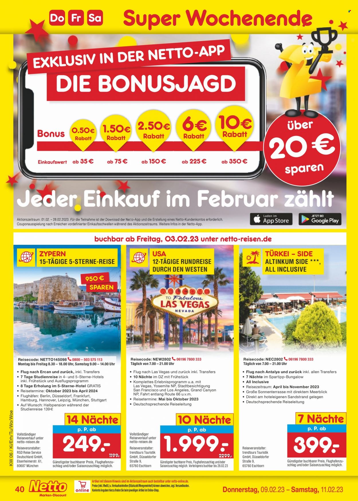 Netto Marken-Discount Prospekte  - 6.02.2023 - 11.02.2023. Seite 40
