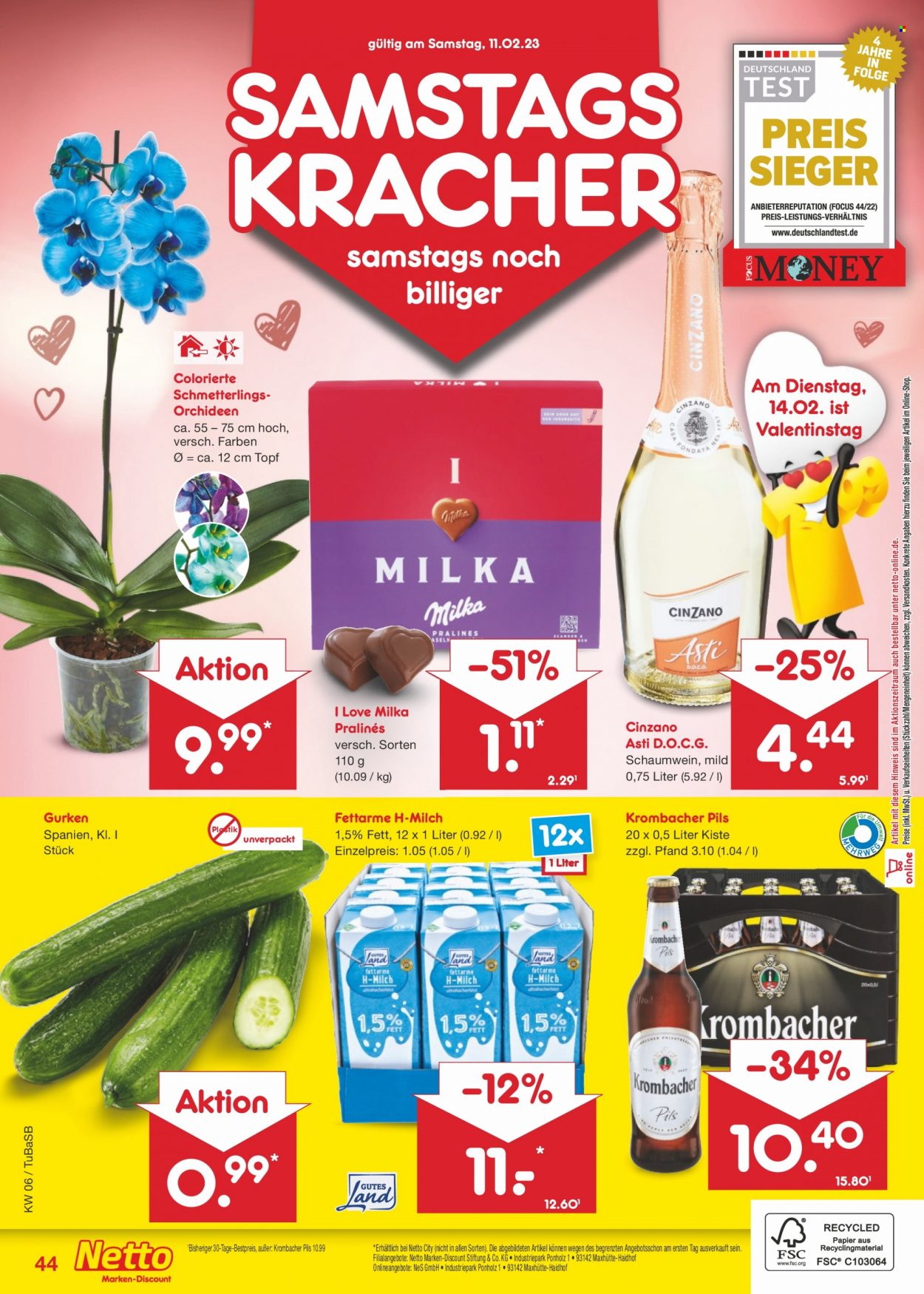 Netto Marken-Discount Prospekte  - 6.02.2023 - 11.02.2023. Seite 44