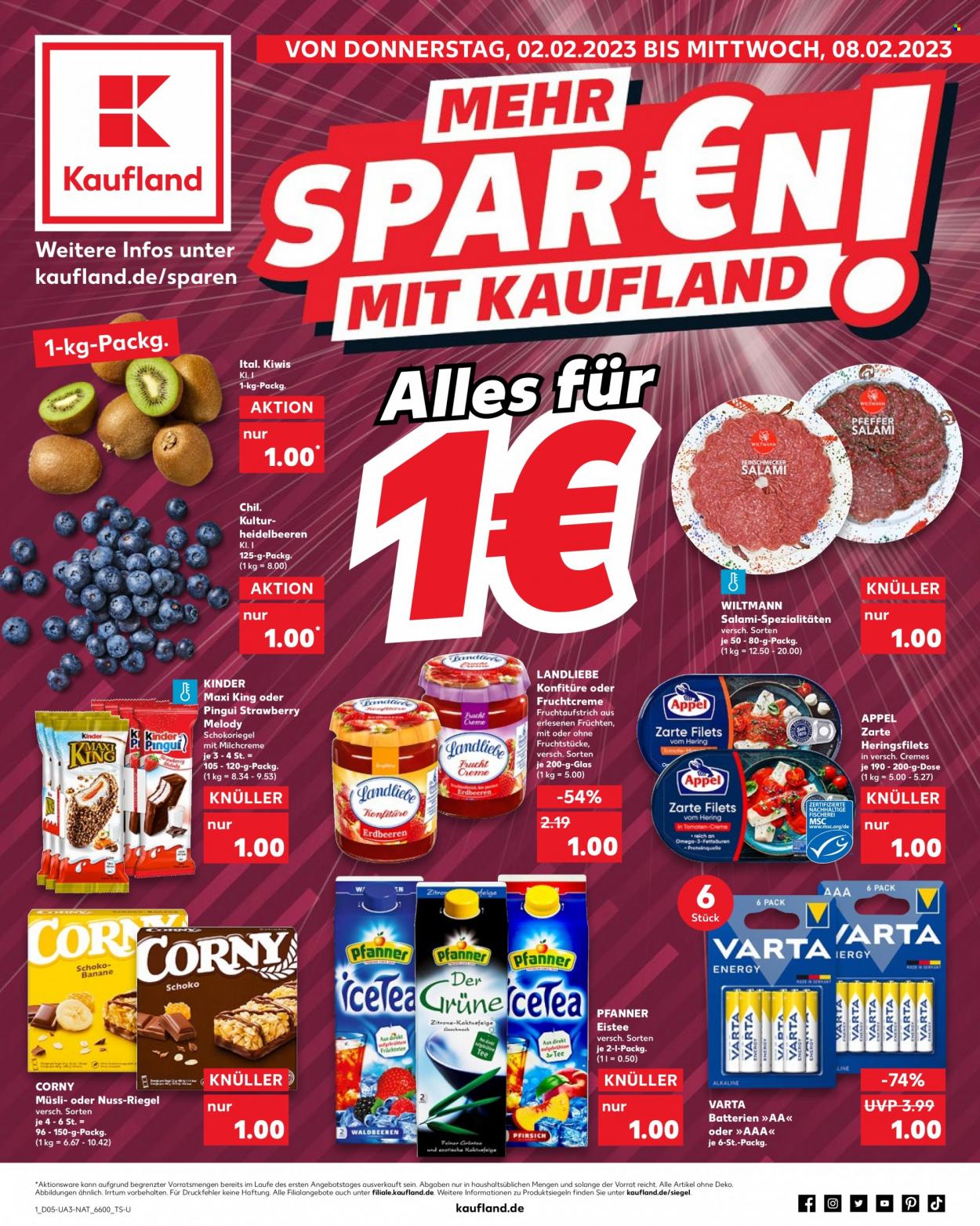 Kaufland Prospekte  - 2.02.2023 - 8.02.2023. Seite 1