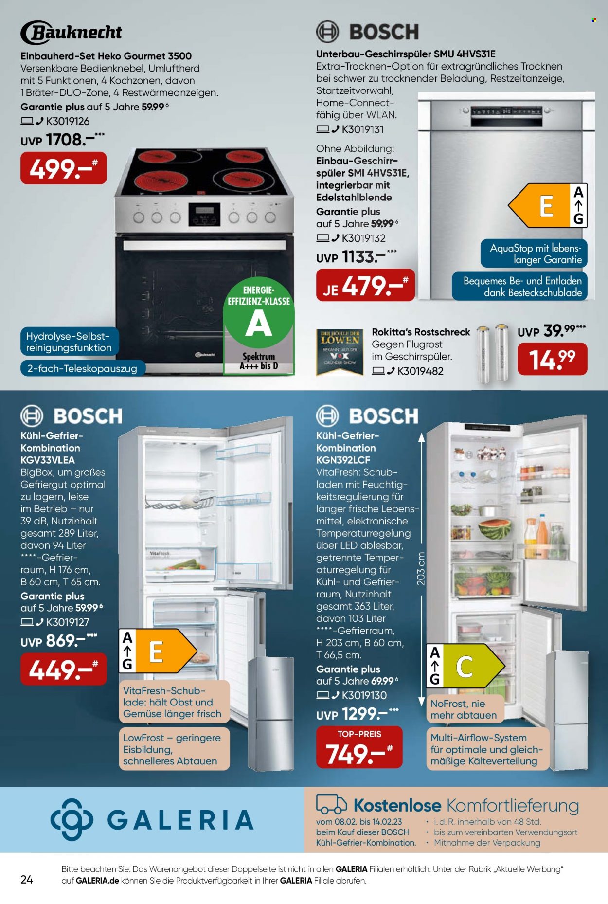 GALERIA Karstadt Kaufhof Prospekte  - 8.02.2023 - 14.02.2023. Seite 24