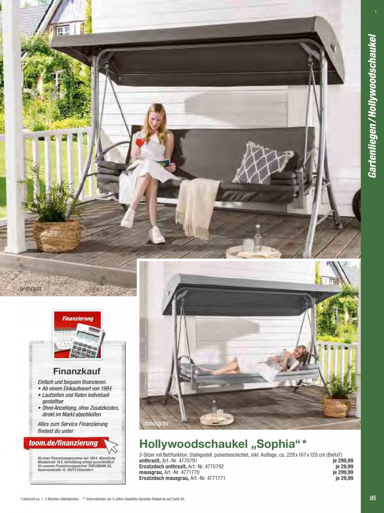 toom Baumarkt Prospekte . Seite 95
