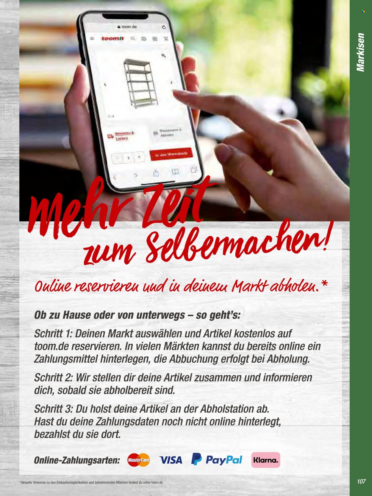 toom Baumarkt Prospekte . Seite 107