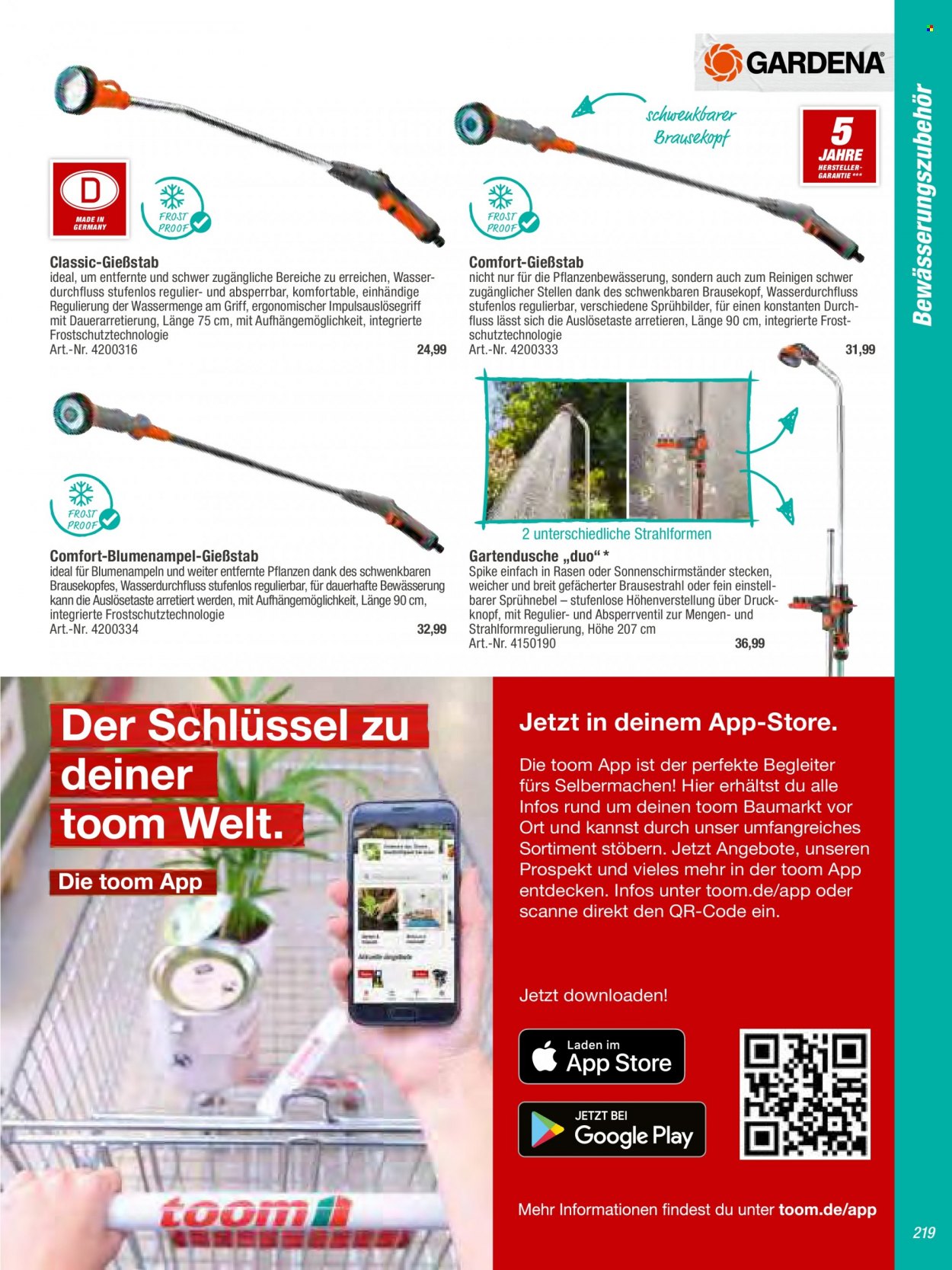 toom Baumarkt Prospekte . Seite 219