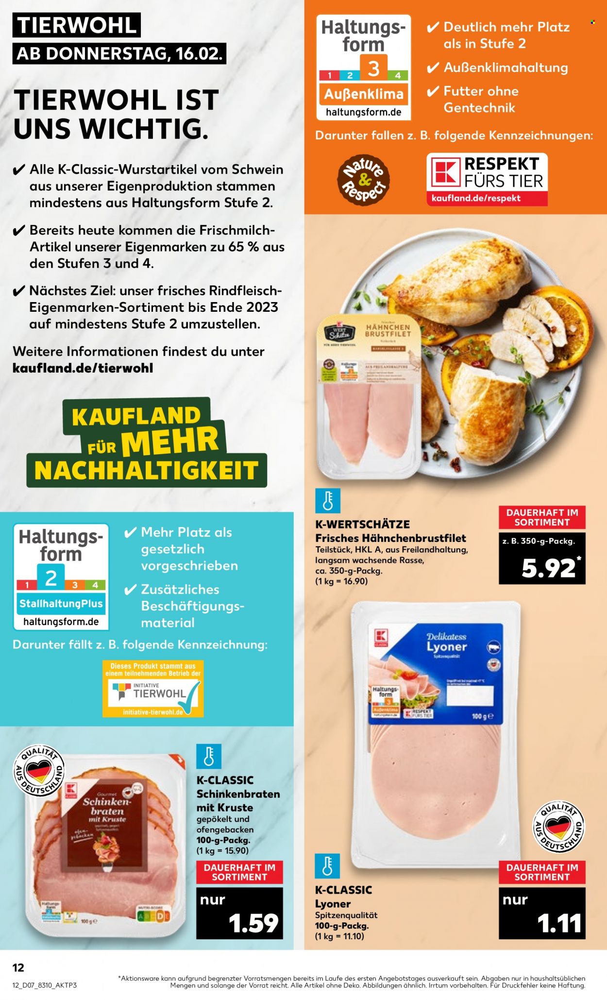 Kaufland Prospekte  - 16.02.2023 - 22.02.2023. Seite 12