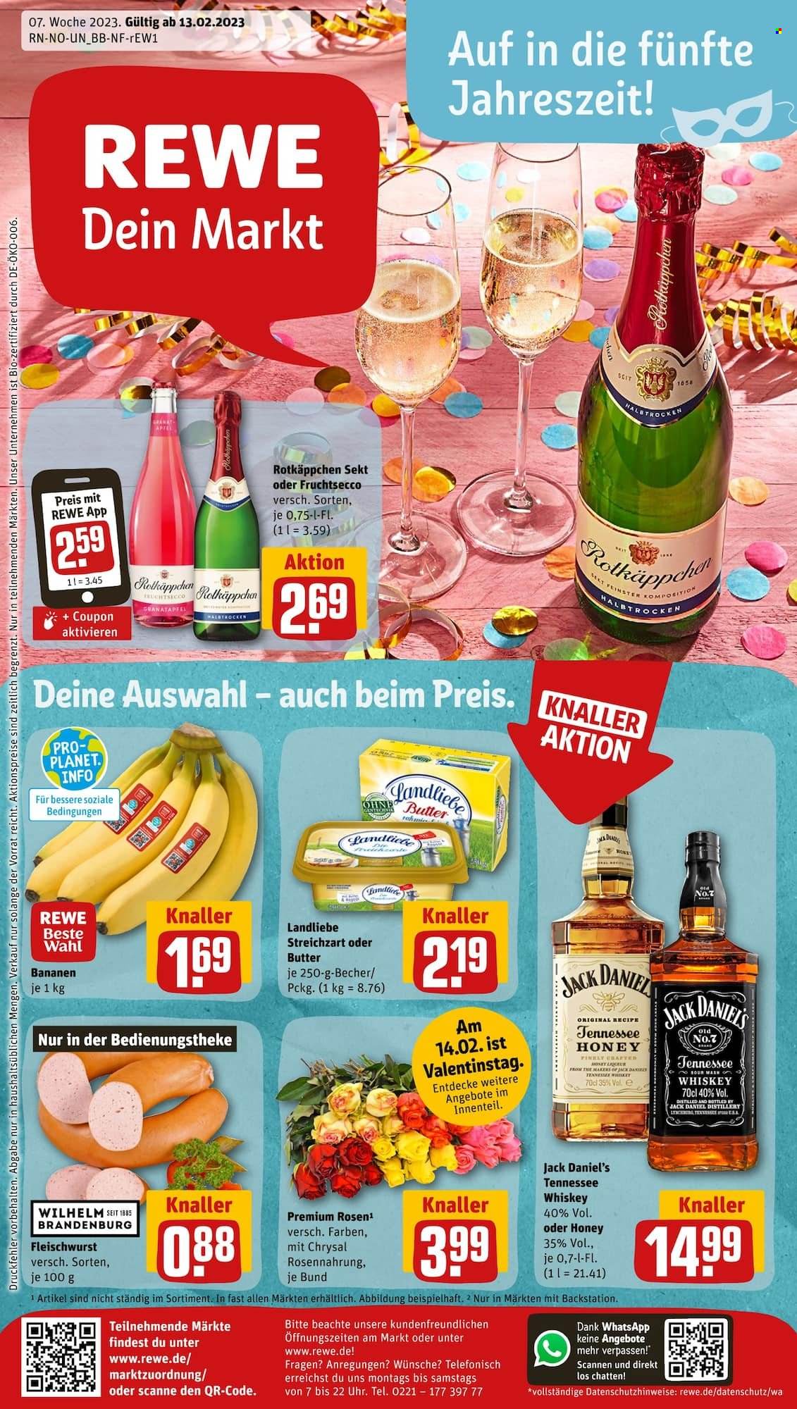 Leták REWE - 13.2.2023 - 18.2.2023. Strana 1
