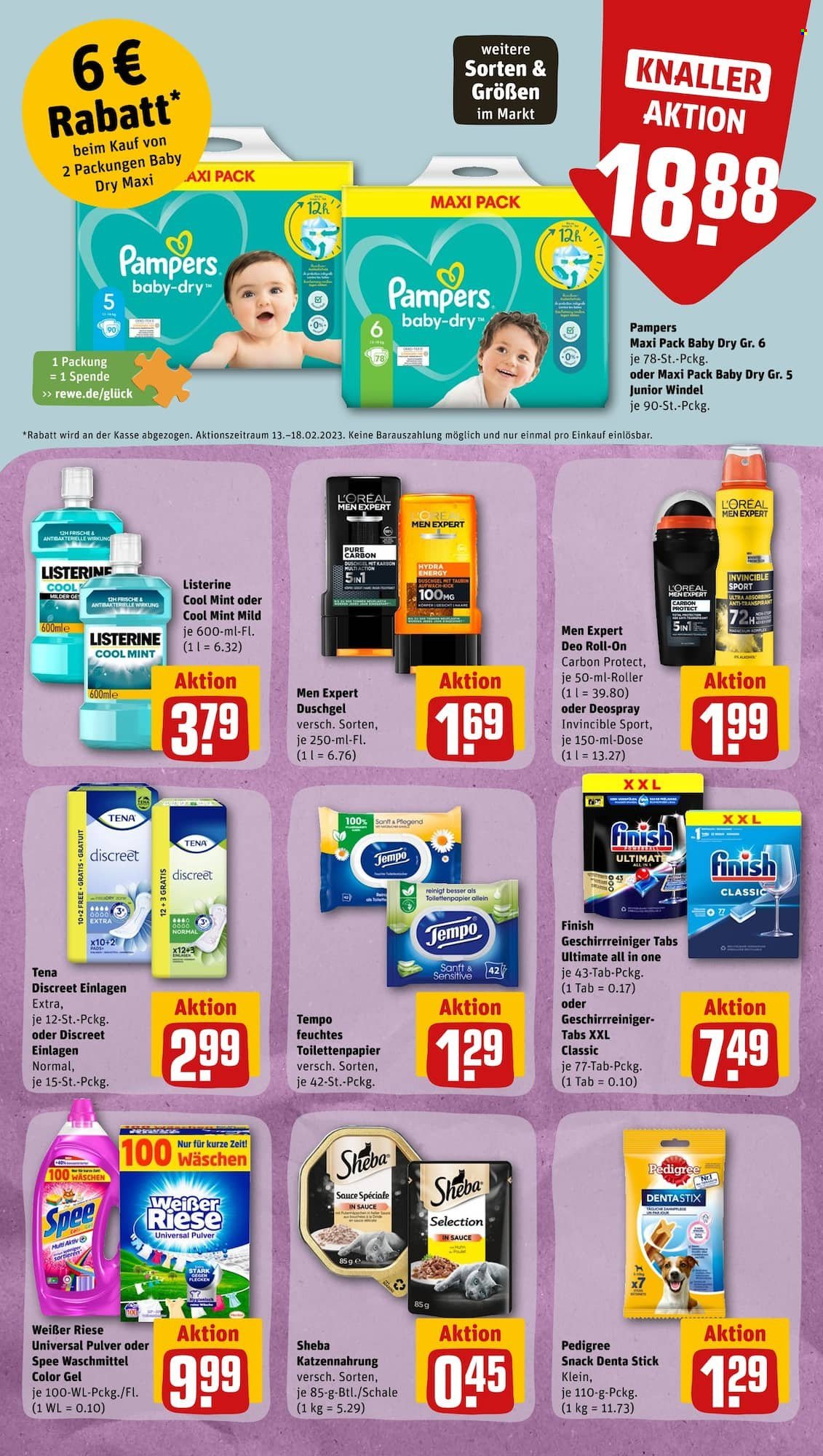 Leták REWE - 13.2.2023 - 18.2.2023. Strana 18