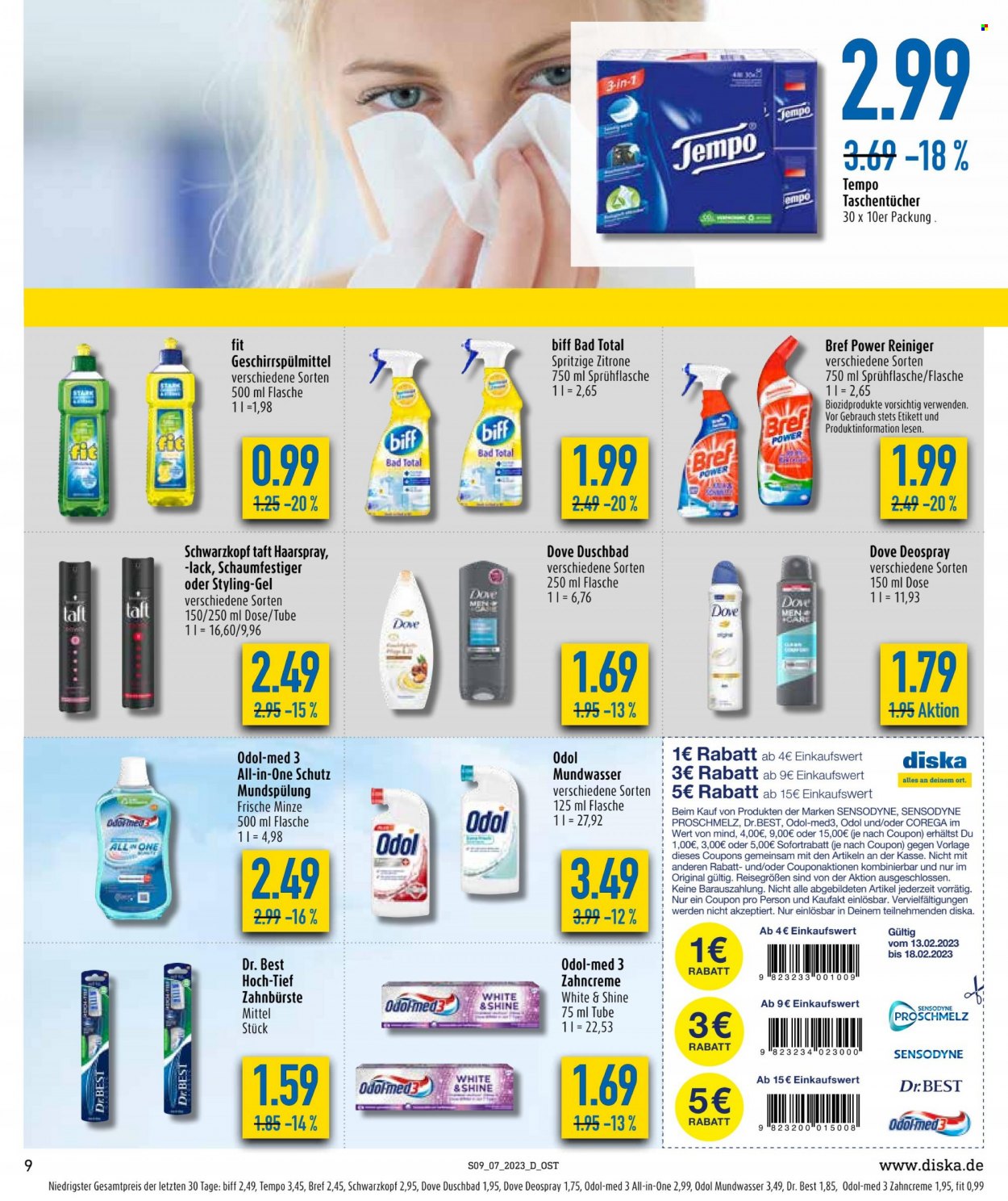 Diska Prospekte  - 13.02.2023 - 18.02.2023. Seite 9