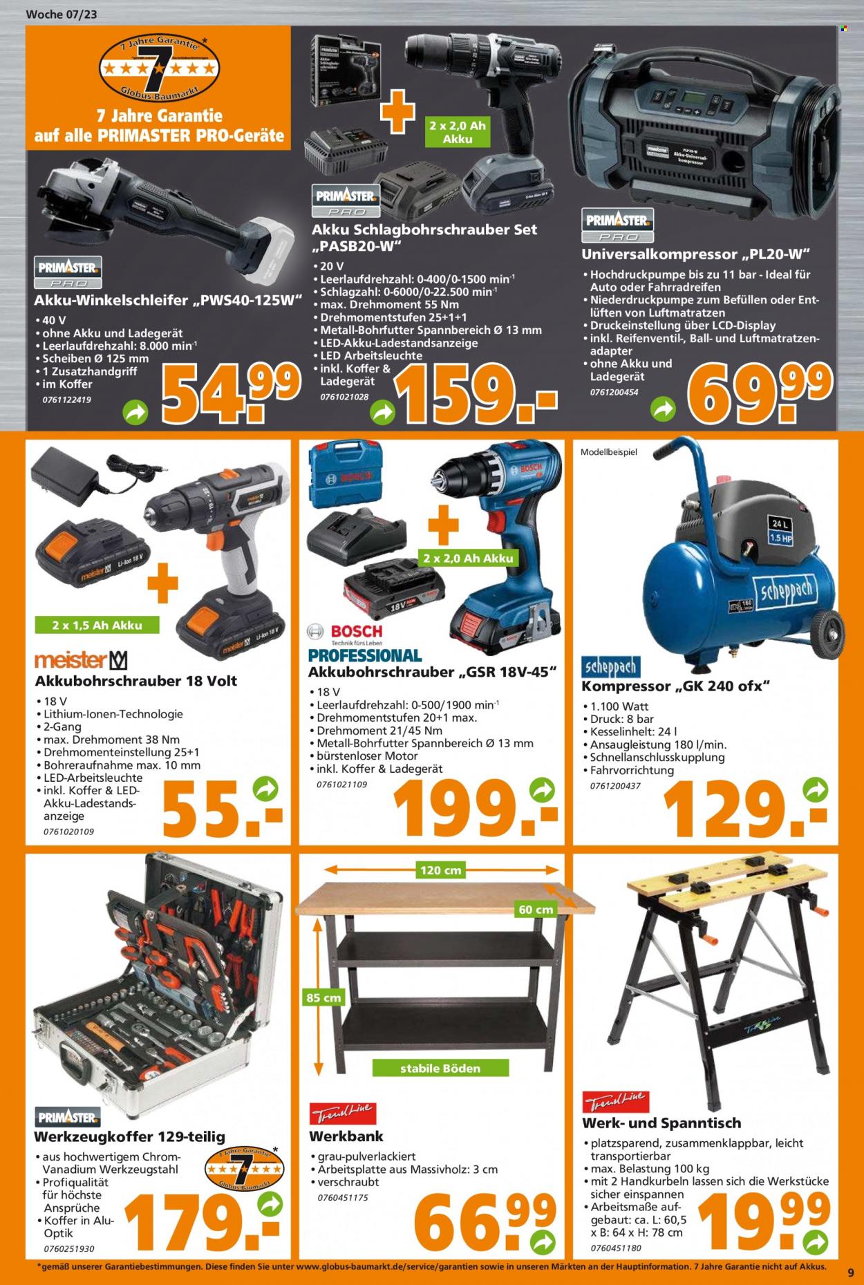 Globus Baumarkt Prospekte  - 13.02.2023 - 18.02.2023. Seite 9
