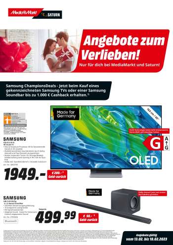 Prospekte MediaMarkt - 13.02.2023 - 18.02.2023.