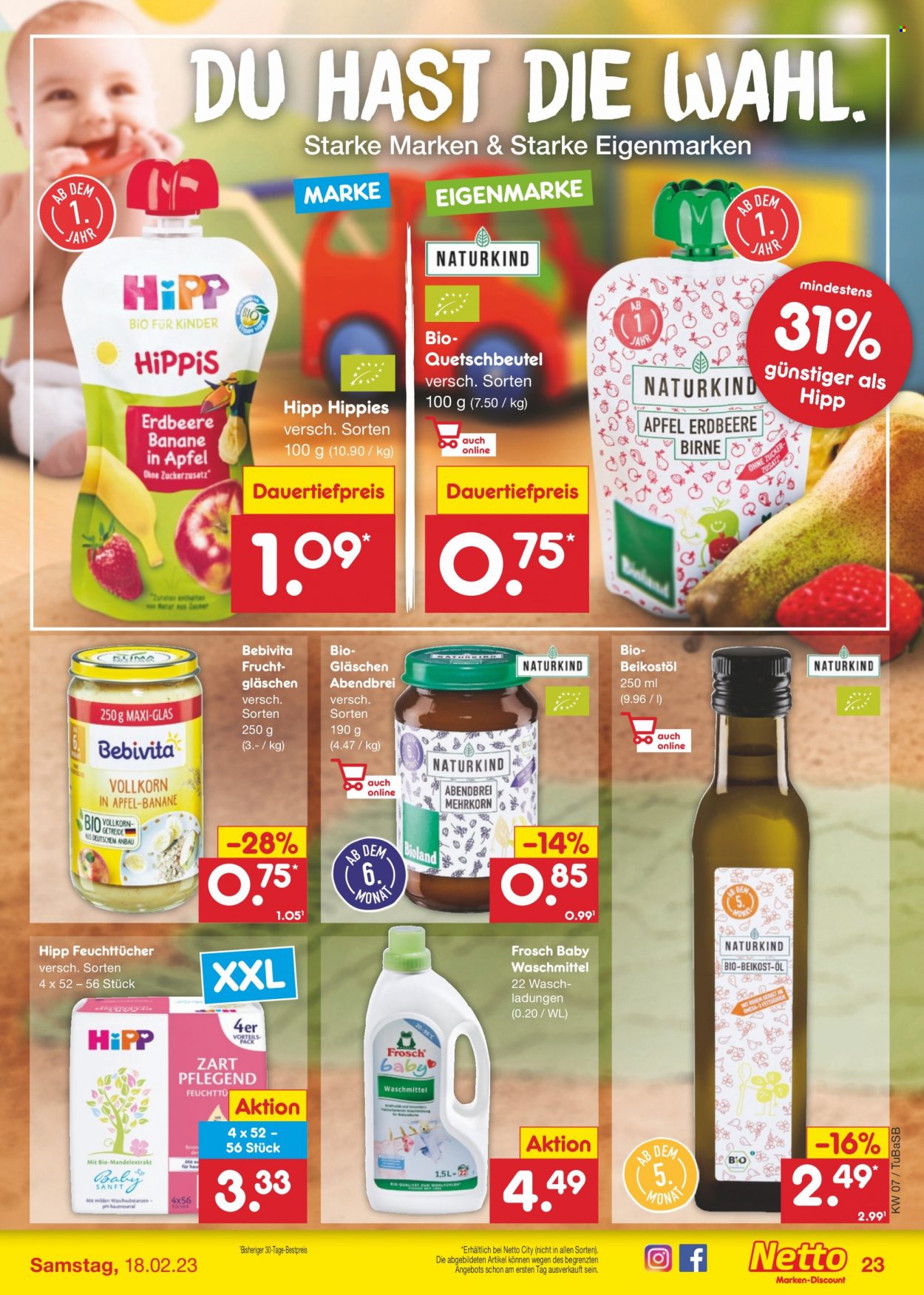 Netto Marken-Discount Prospekte  - 13.02.2023 - 18.02.2023. Seite 23
